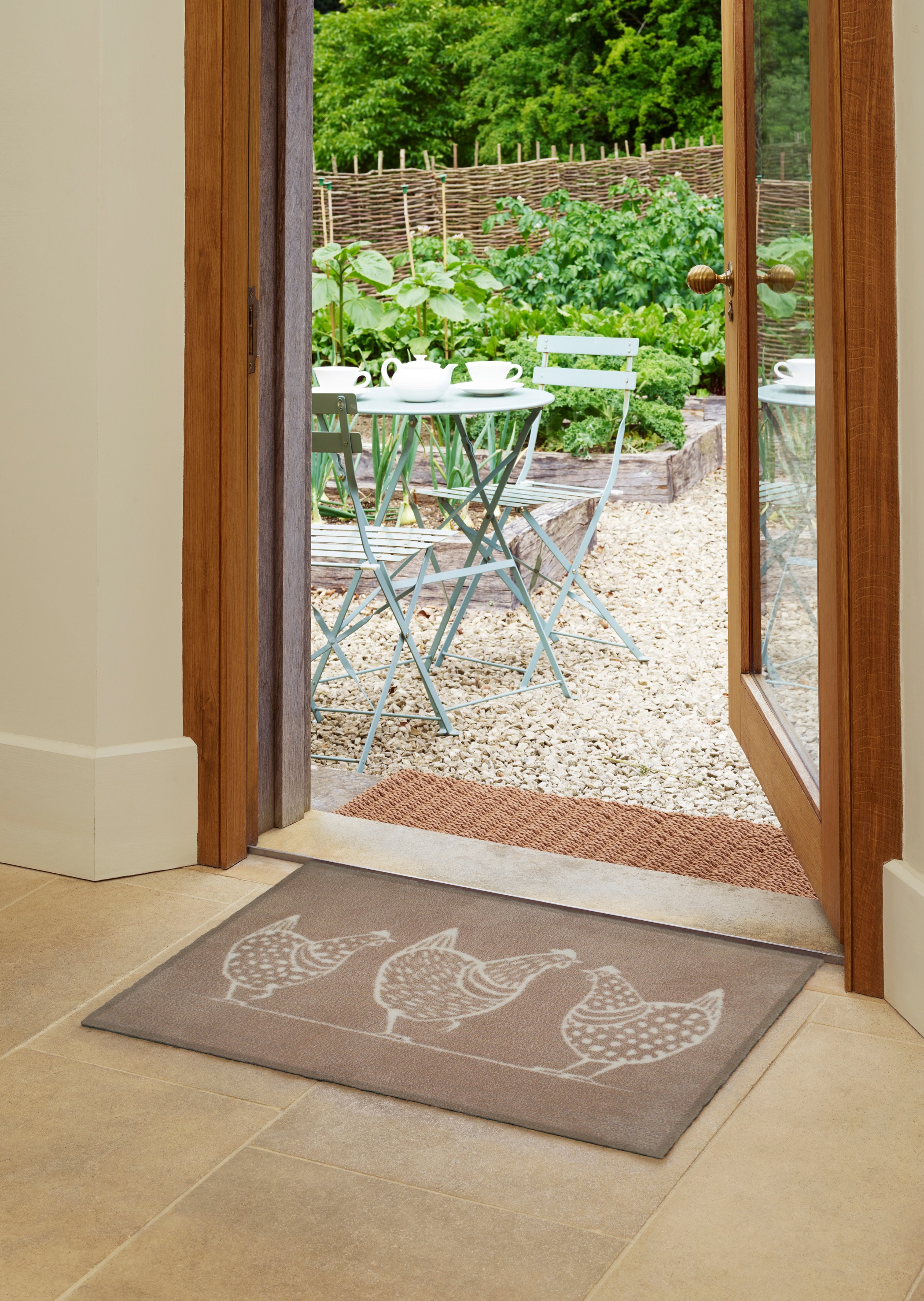 Turtle Mat Fußmatte "Hens" rechteckig 9 mm Höhe günstig online kaufen