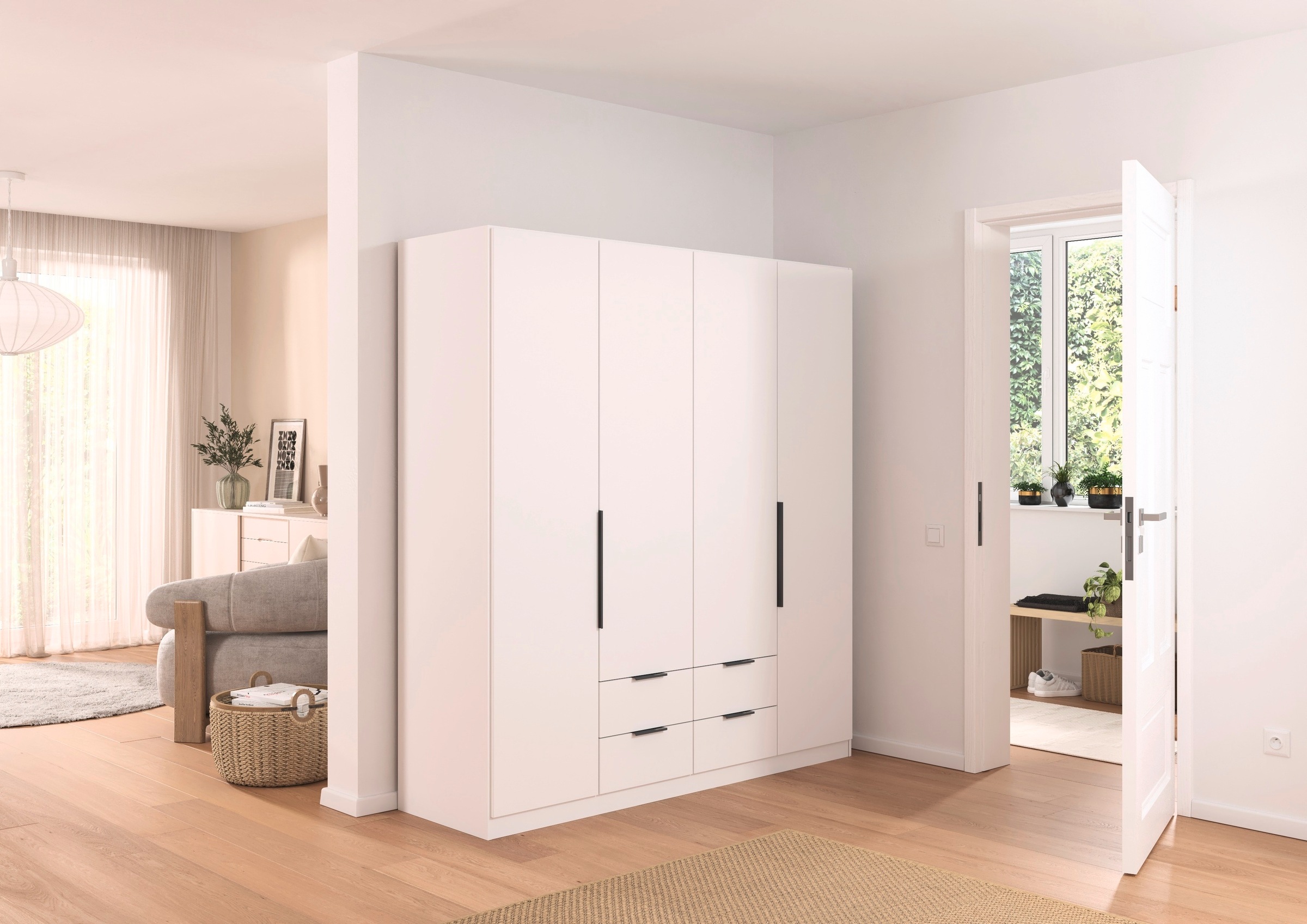 rauch Drehtürenschrank "Kleiderschrank Schrank Garderobe KREFELD optional m günstig online kaufen