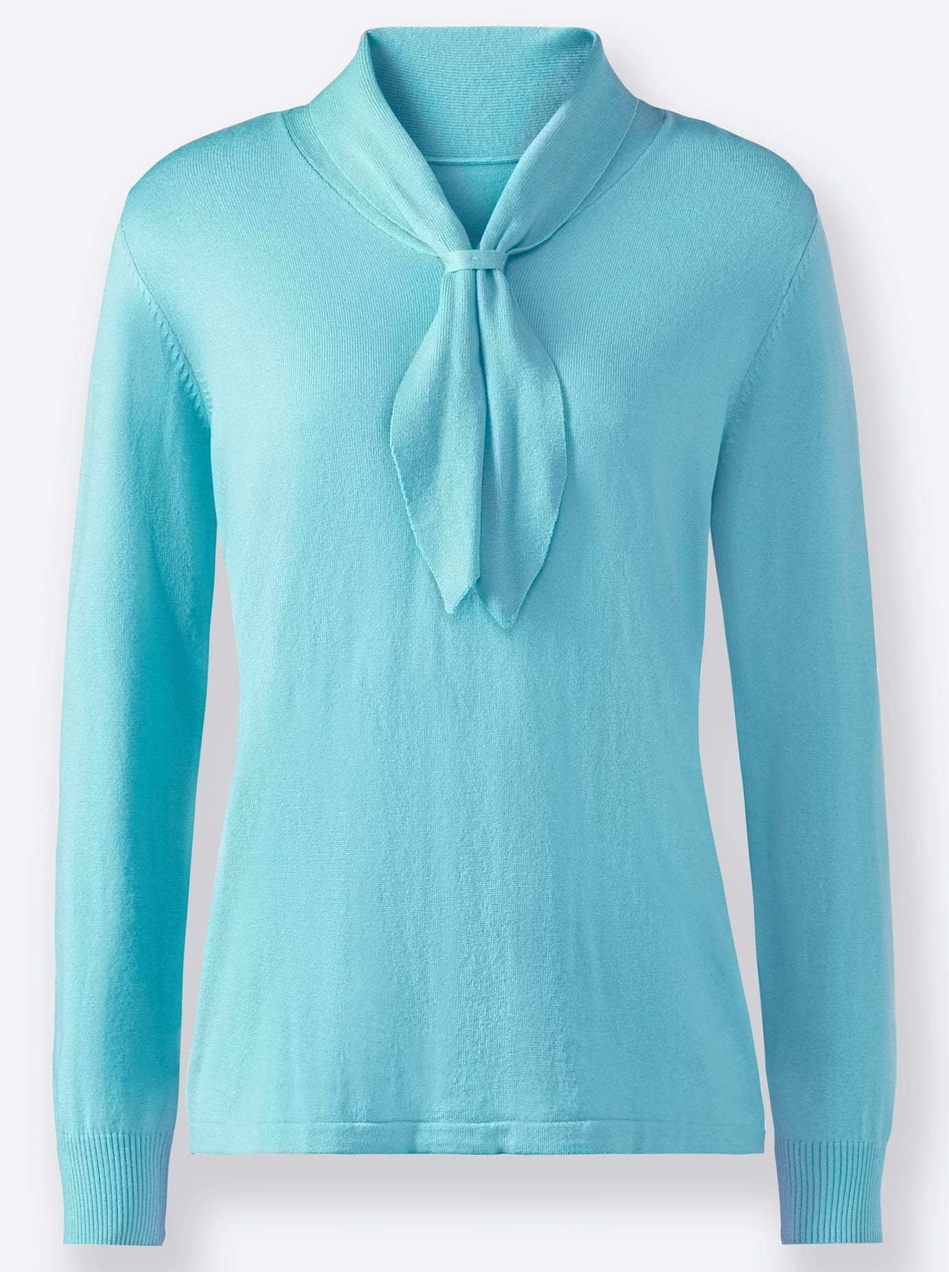 Classic Knit Sweater Women Blue 50 3