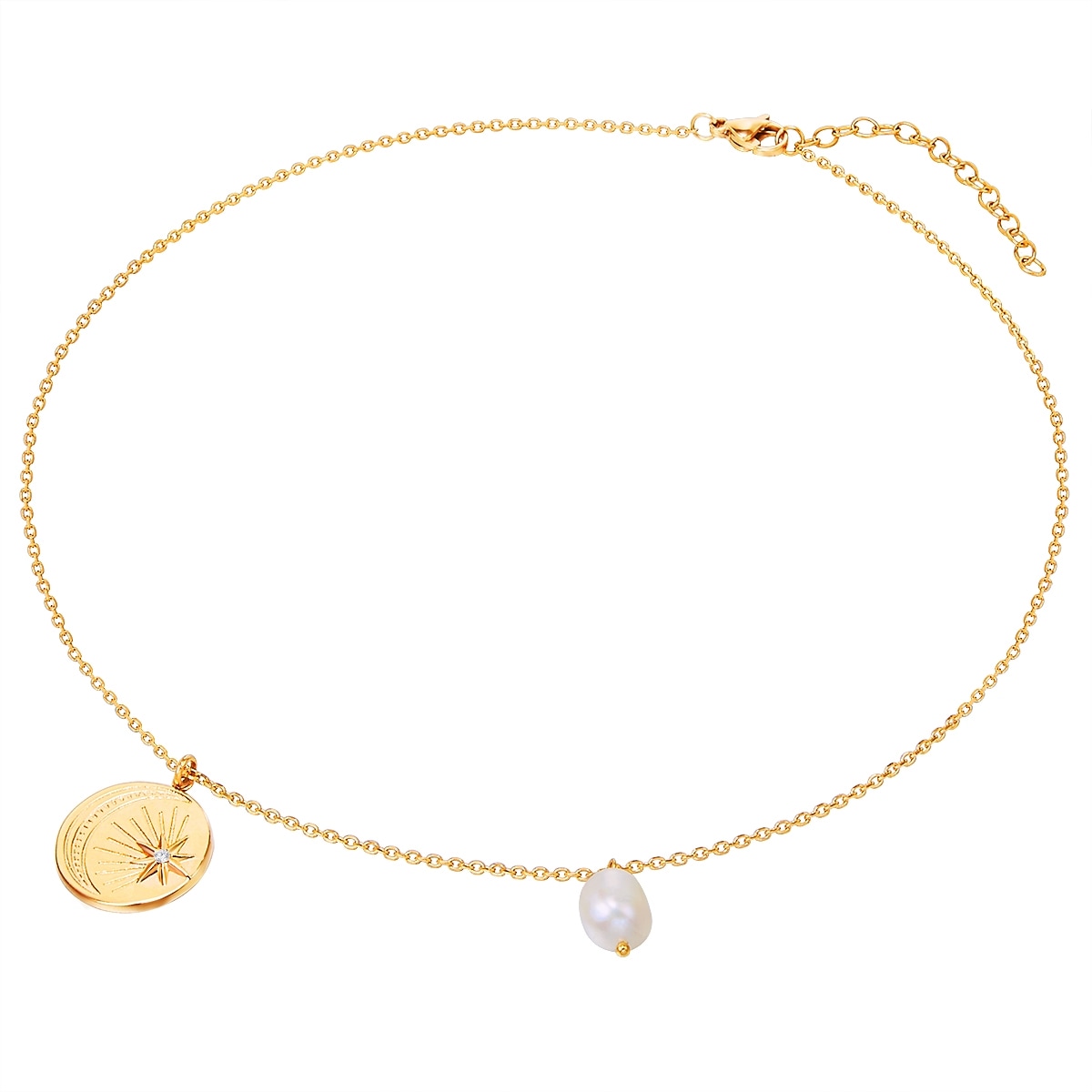 Valero Pearls Kette mit Anhänger »VP799« mit Süßwasser-Zuchtperle