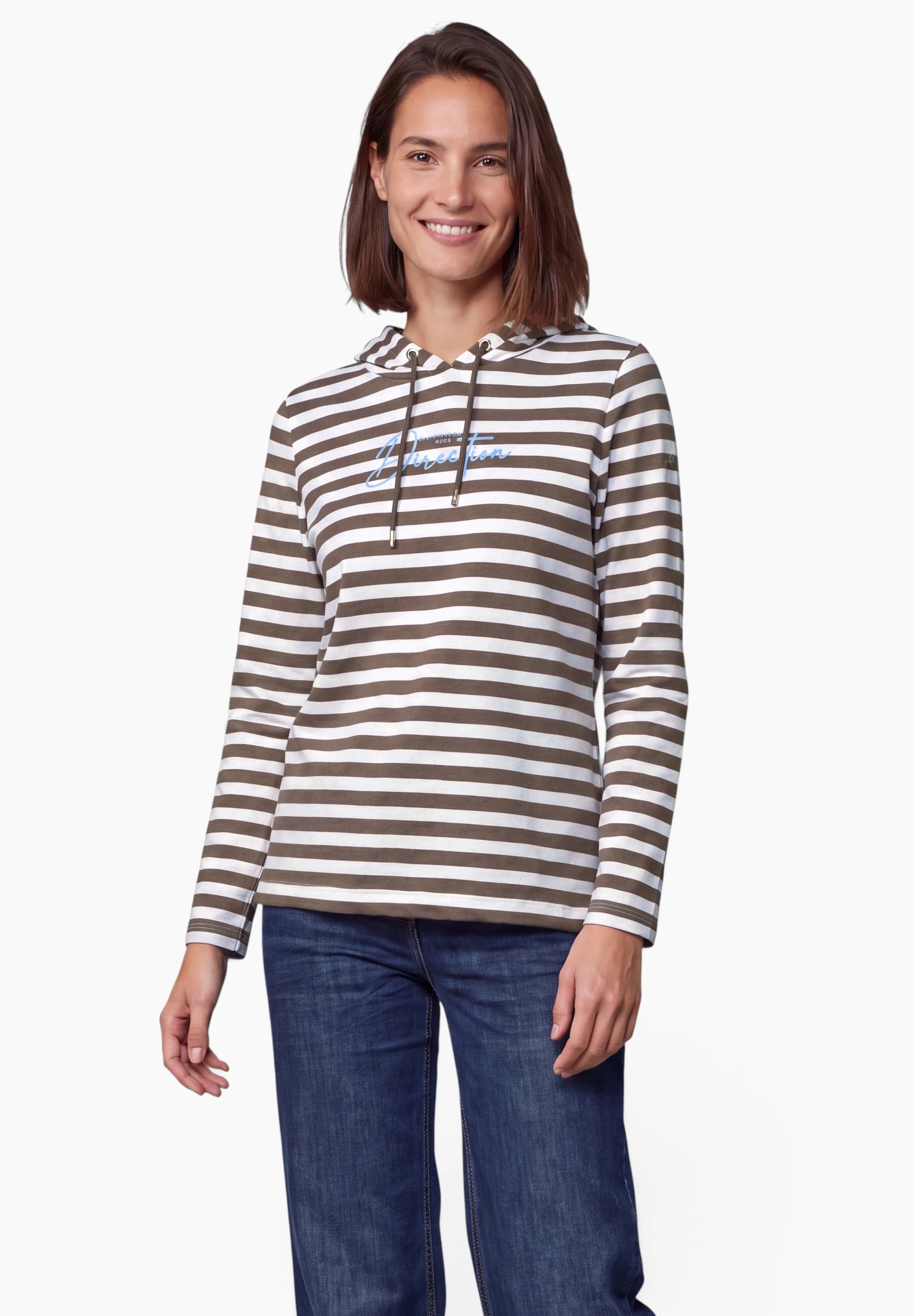 Cecil Langarmshirt mit Kapuze