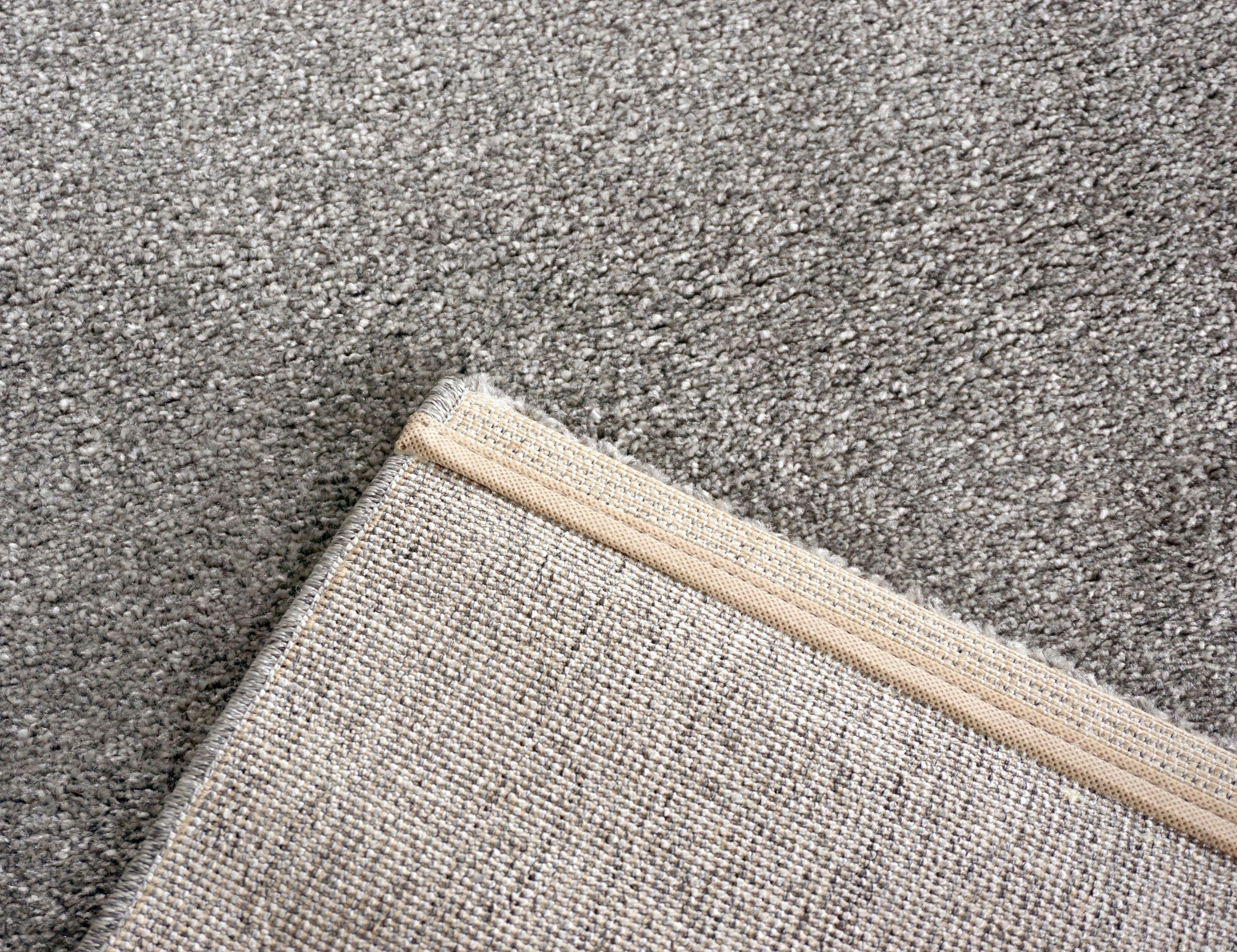 Teppich ASTRA "Samoa Uni" Gr. 4, grau, B:160cm H:20mm L:230cm, Kunstfaser, Teppiche, Teppich, hochwertiger Kurzflor in vielen Farben, Wohnzimmer 3