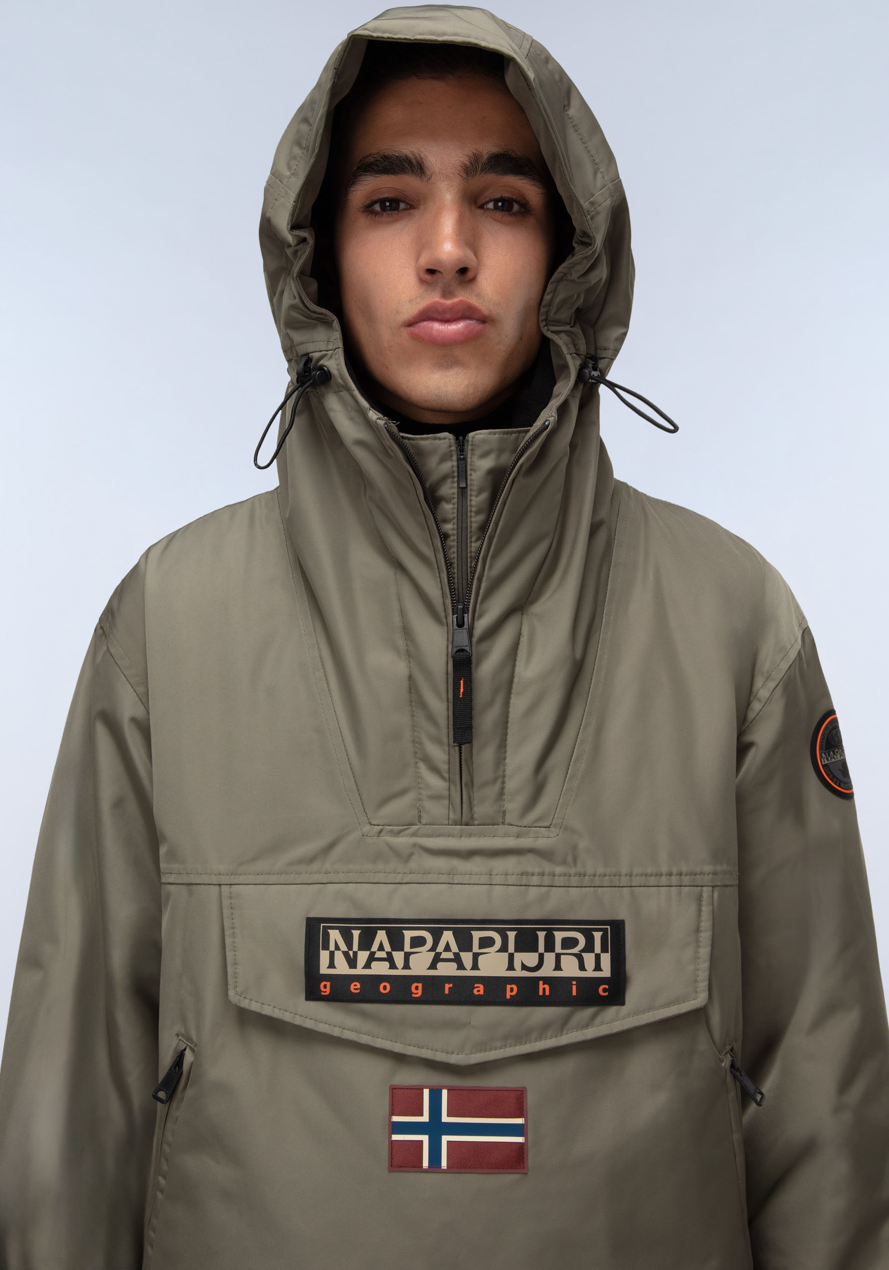Thumbnail - Napapijri Anorak "RAINFOREST" mit Kapuze regular fit, mit seitlichen Reißverschluss, Belüftungsösen