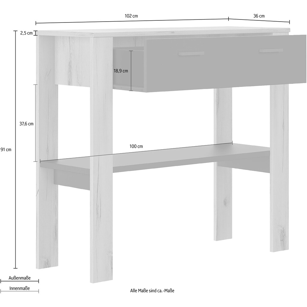 Gami Konsolentisch »Trust«, mit einer Schubalde