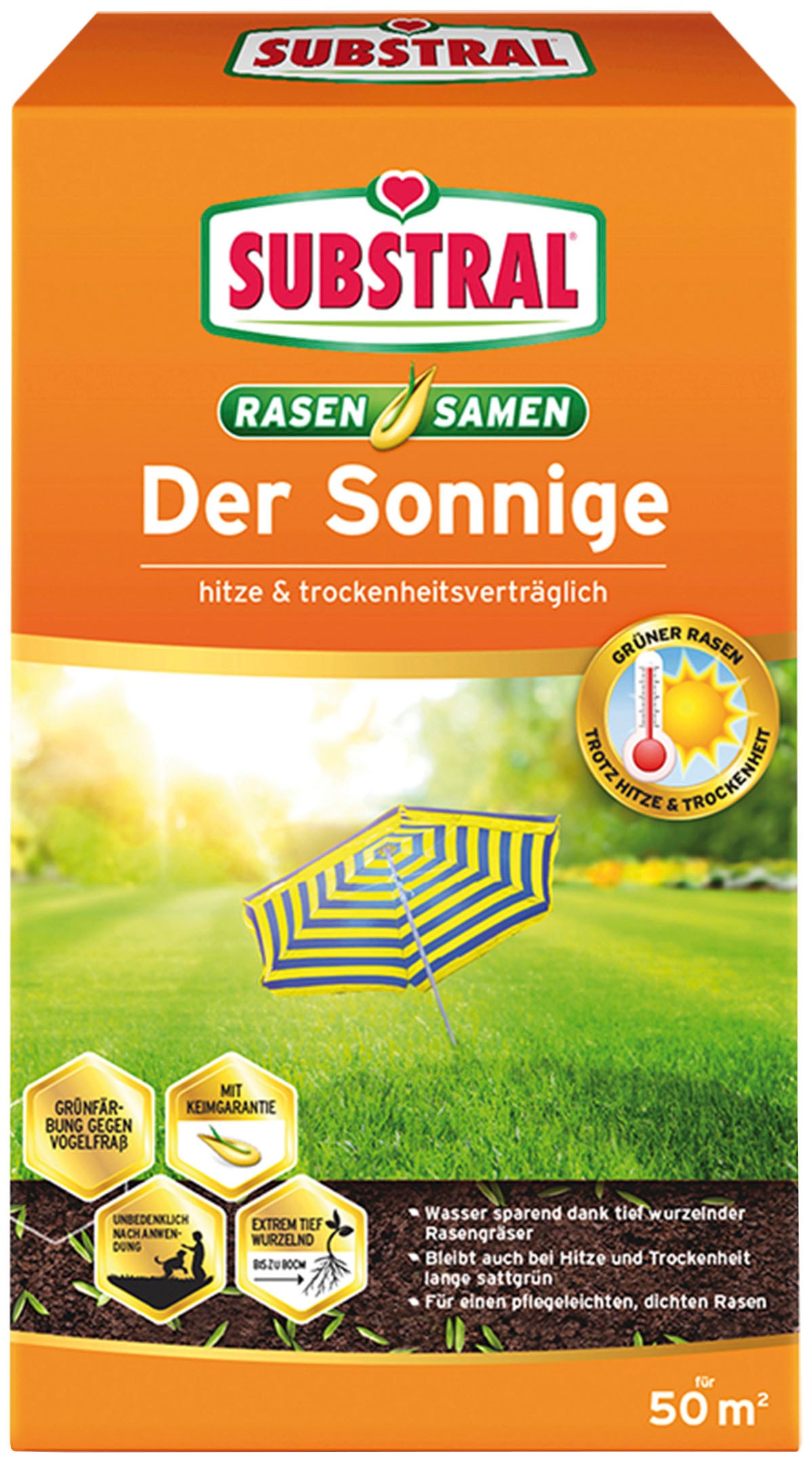Substral Rasensamen »DER SONNIGE«, für 50 m² kaufen