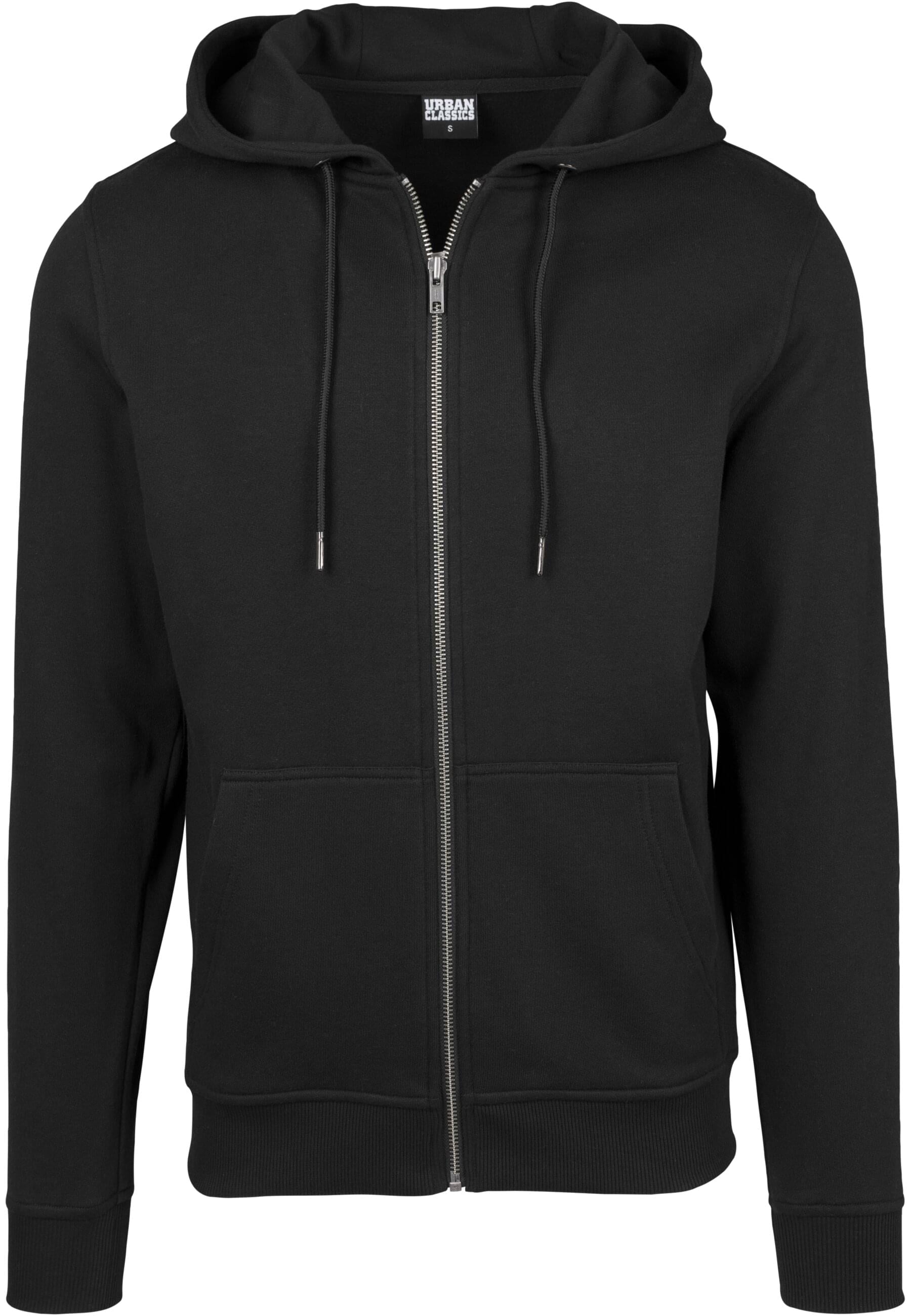 URBAN CLASSICS Sweatjacke "Urban Classics Herren Basic Zip Hoody" günstig online kaufen