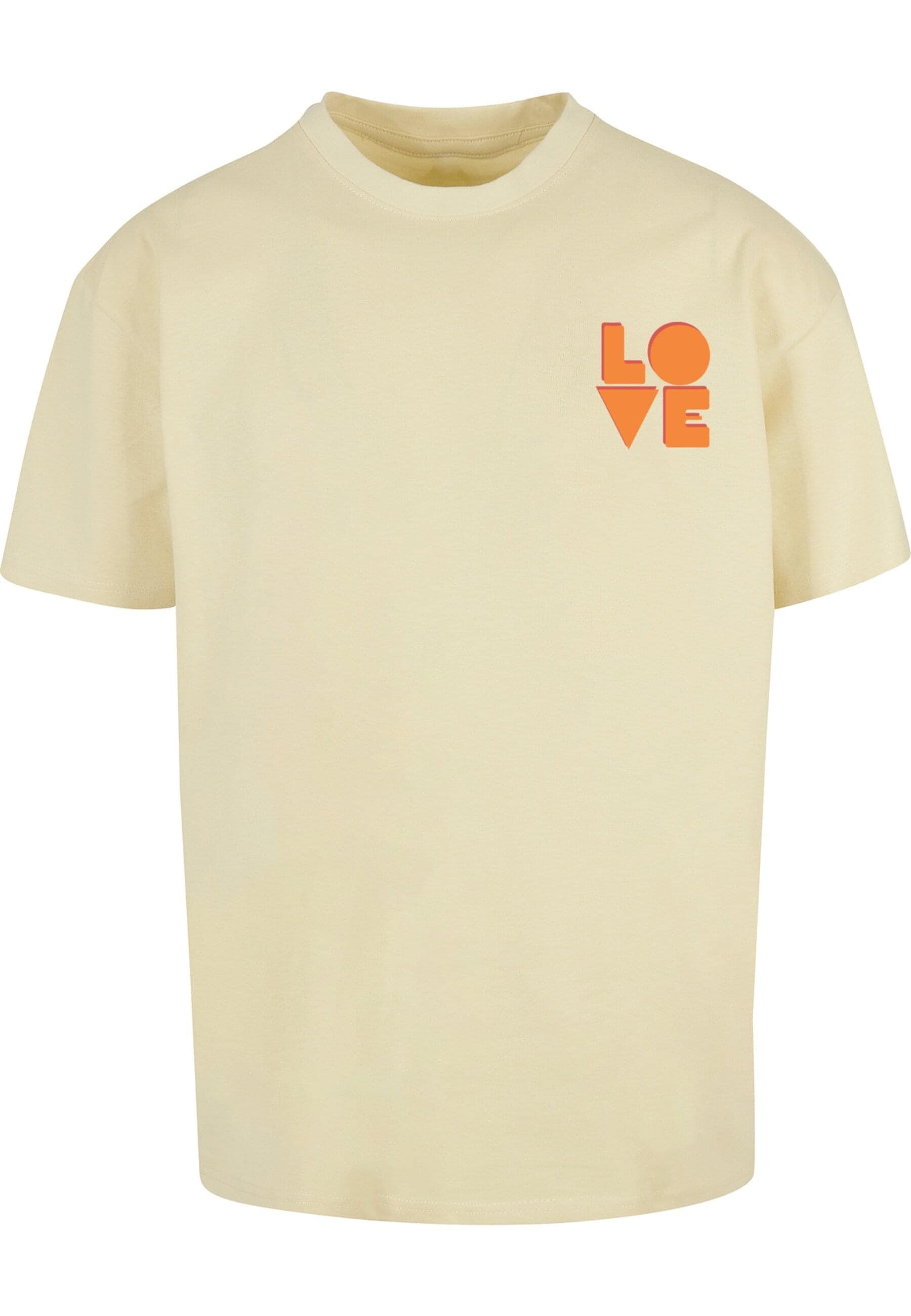 Merchcode T-Shirt "Merchcode Hugs & Love - Love Heavy Oversize Tee" 1 Stk. günstig online kaufen