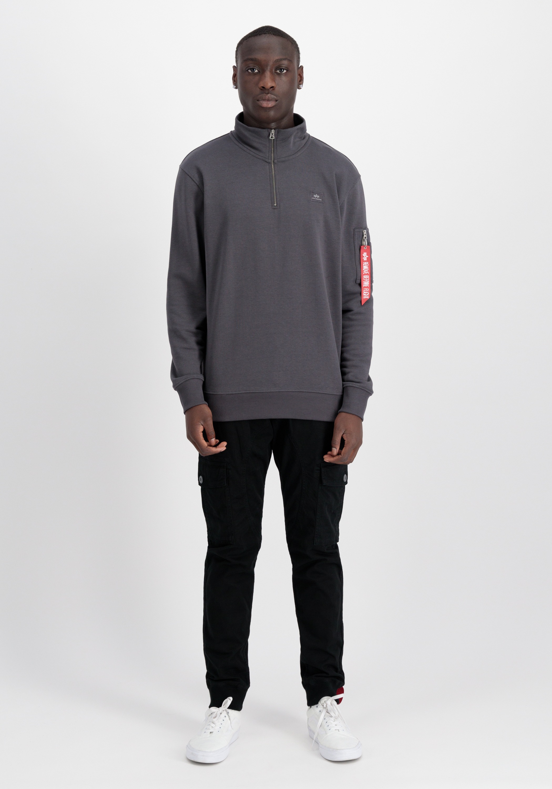 Thumbnail - Alpha Industries Sweater "X-Fit Half Zip Sweater"