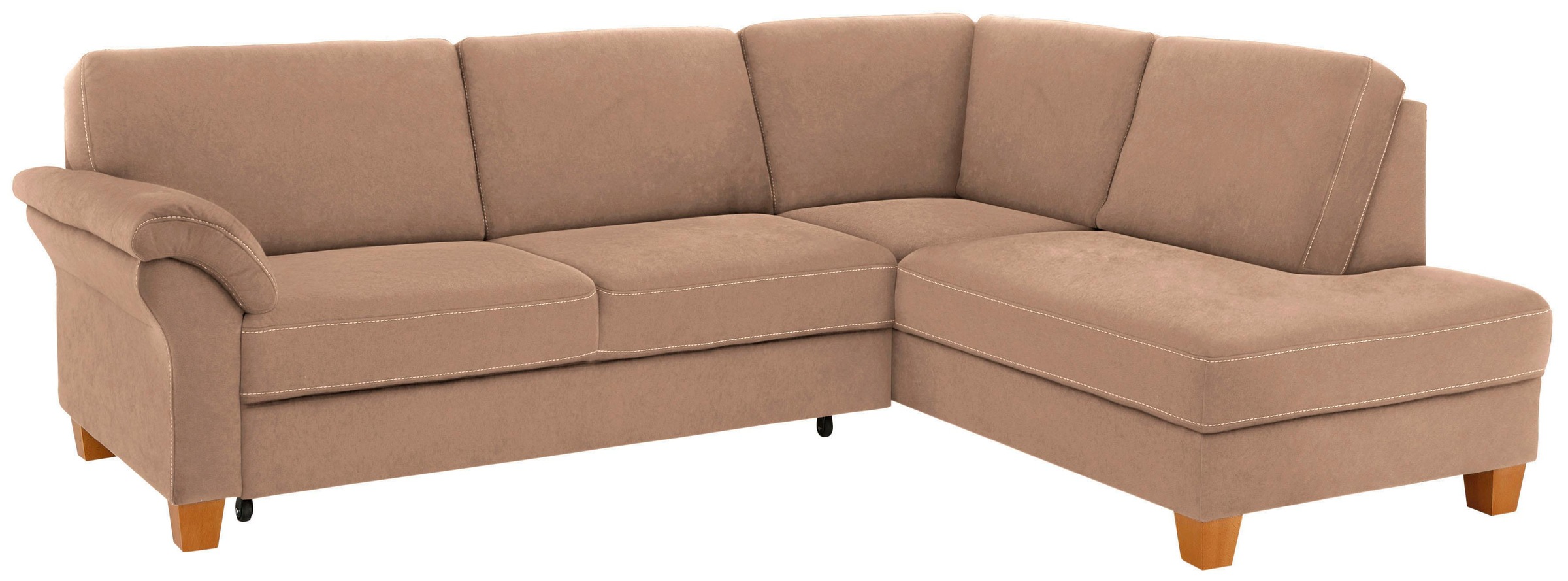 OTTO home Ecksofa "Borkum L-Form, B: 249 cm - OTTO. Verlässliche Qualität." mit Schlaffunktion, Eckcouch mit Federkern