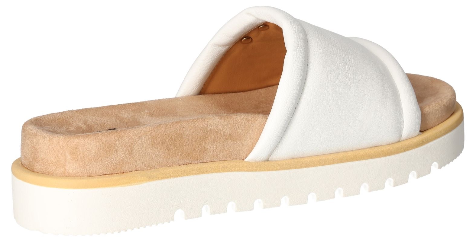 Mustang Shoes Pantolette, Plateausandale, Pool Slides, Sommerschuh mit Softfußbett