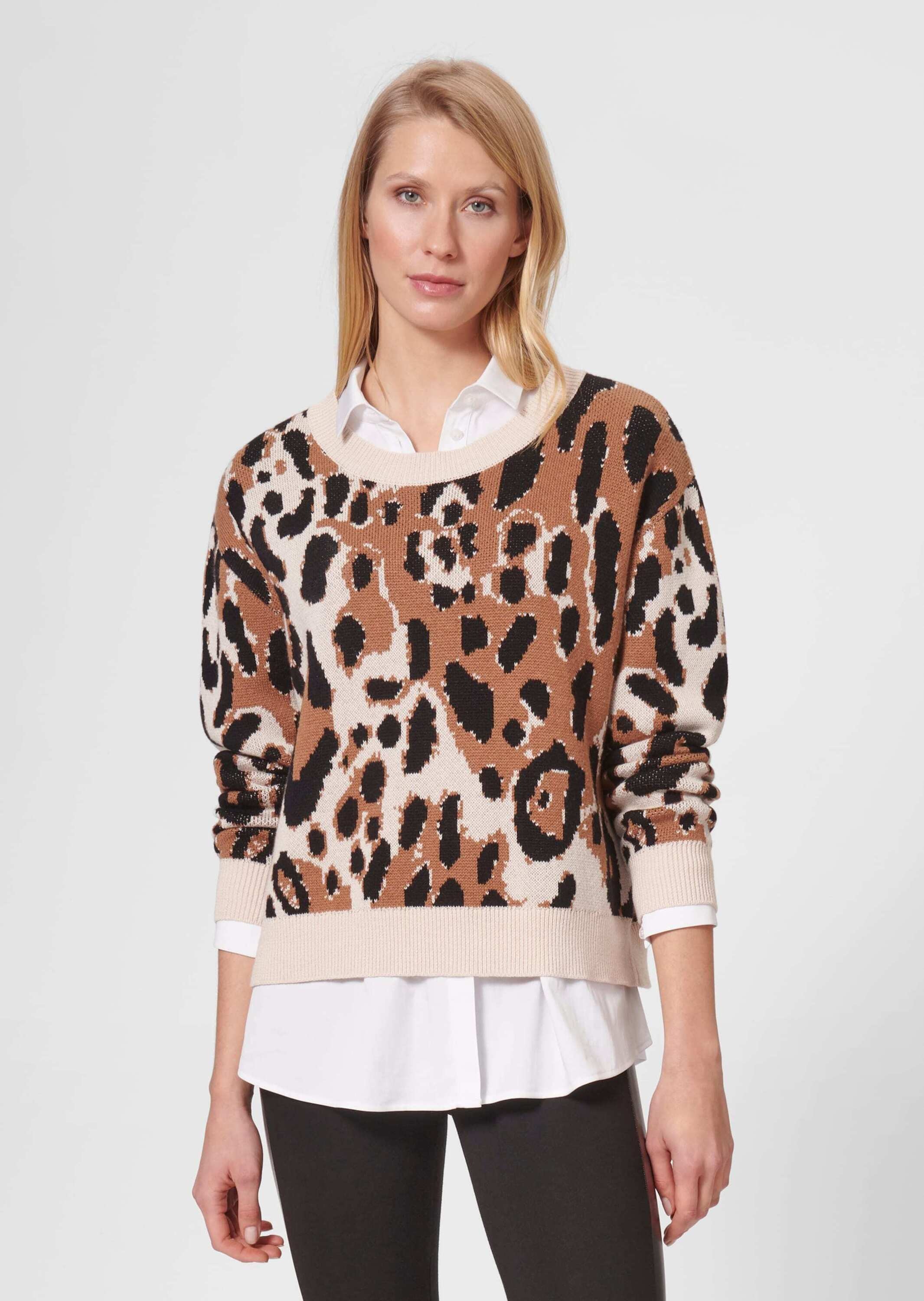 MADELEINE Longpullover "Pullover Pullover mit Animalmuster" günstig online kaufen