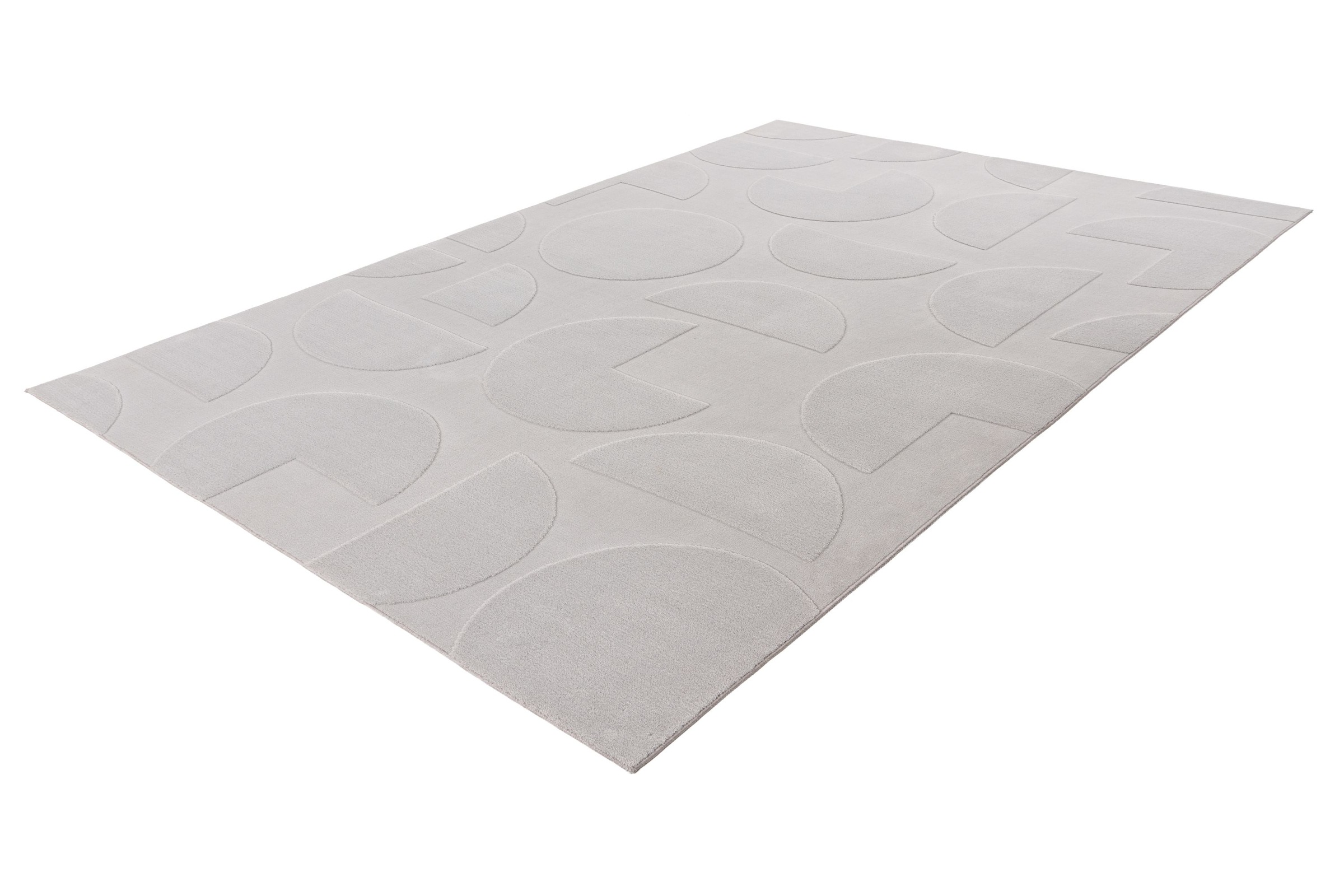 Thumbnail - Kayoom Teppich "Niburi 425" rechteckig 10 mm Höhe weicher Kurzflor, modern gemustert, Wohnzimmer