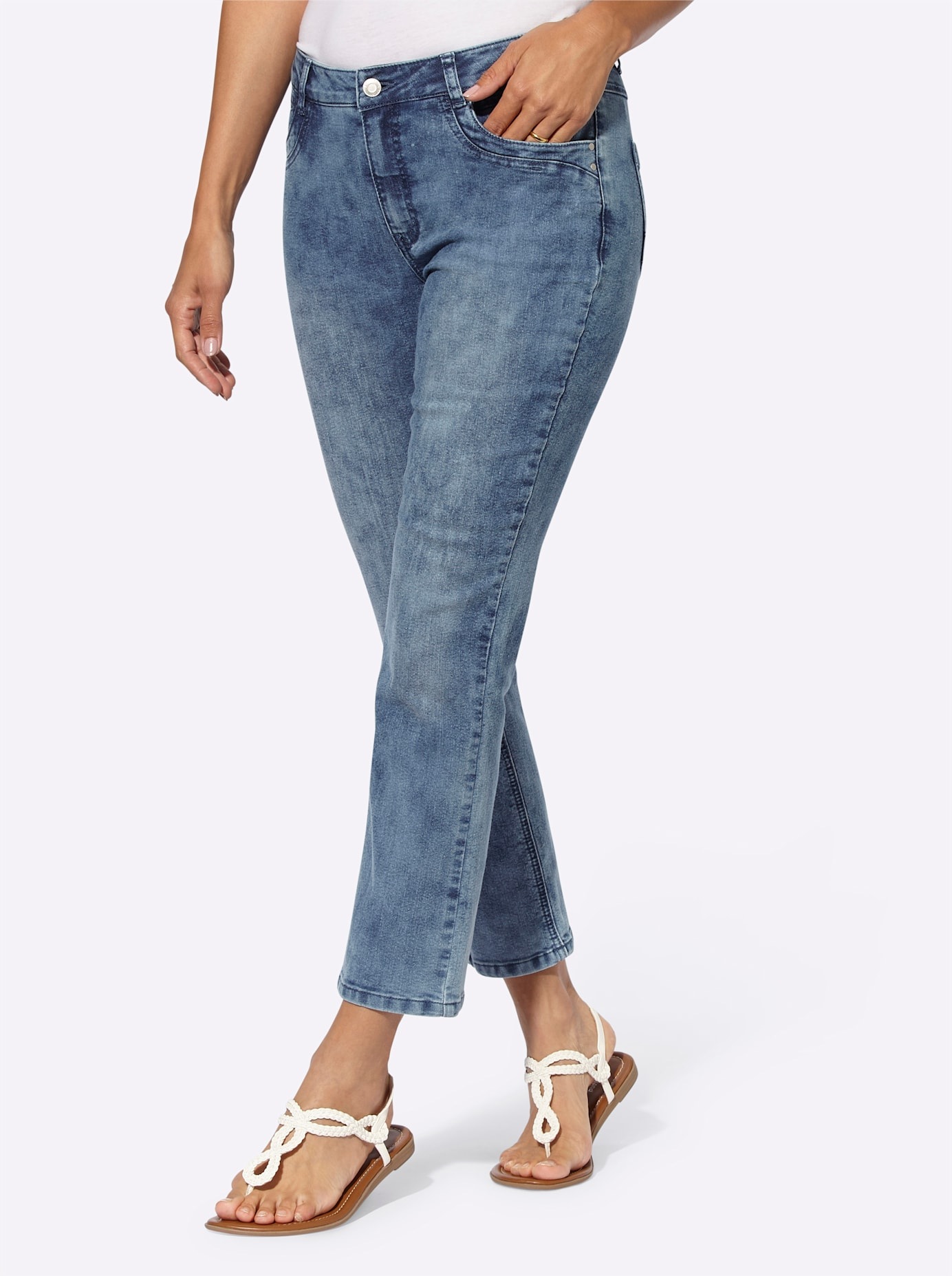 Casual Looks 5-Pocket-Jeans günstig online kaufen