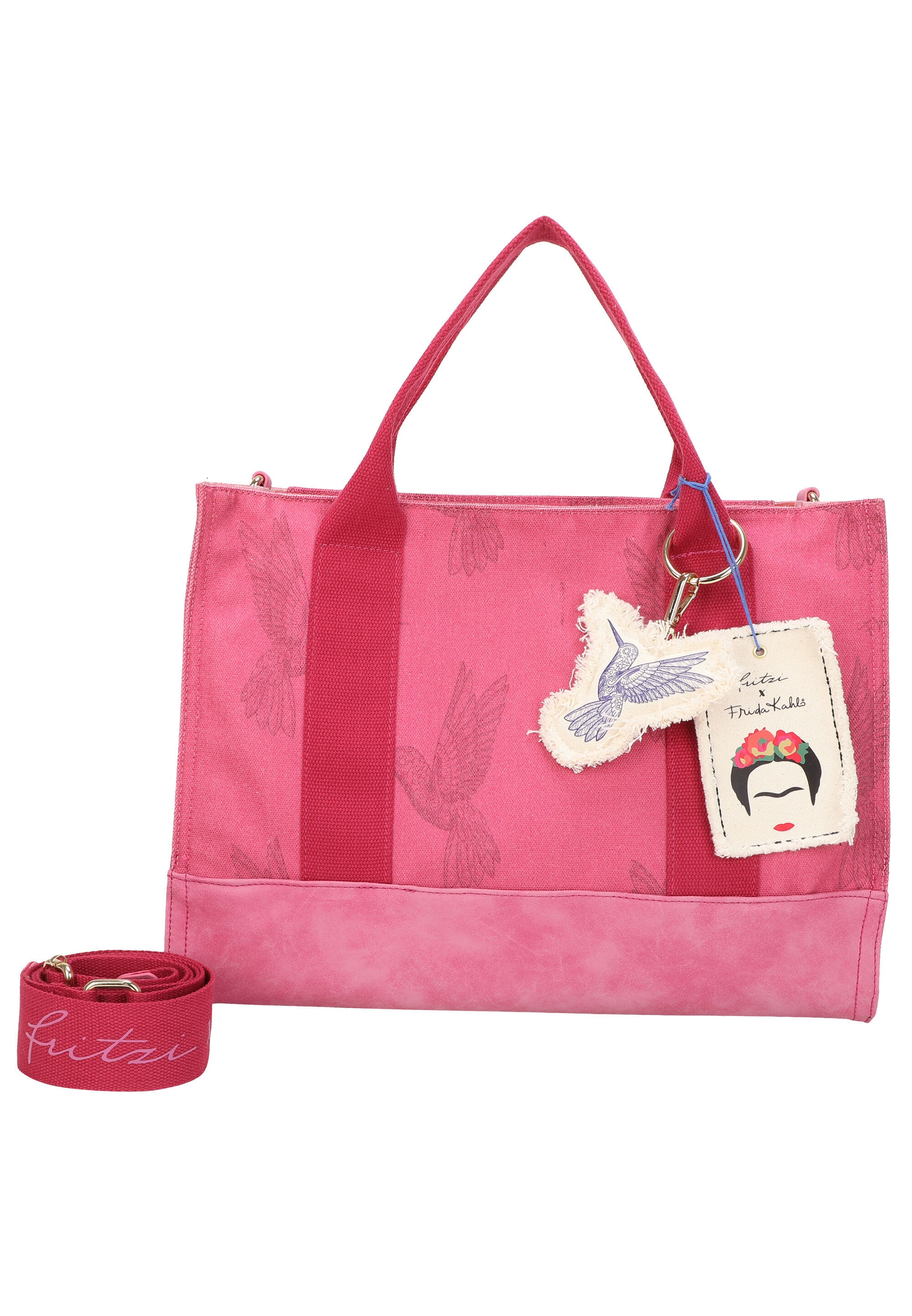 Fritzi aus Preußen Shopper "Fritzi x Frida Kahlo" mit Kolibri-Print