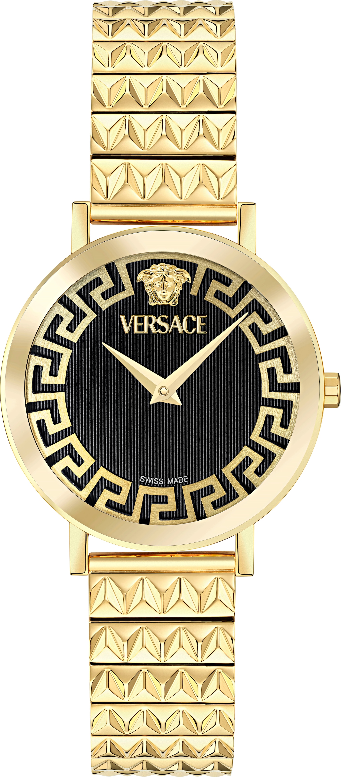 Schweizer Uhr »VERSACE DAEDALUS«, Armbanduhr, Damenuhr, Swiss Made, Edelstahlarmband,...