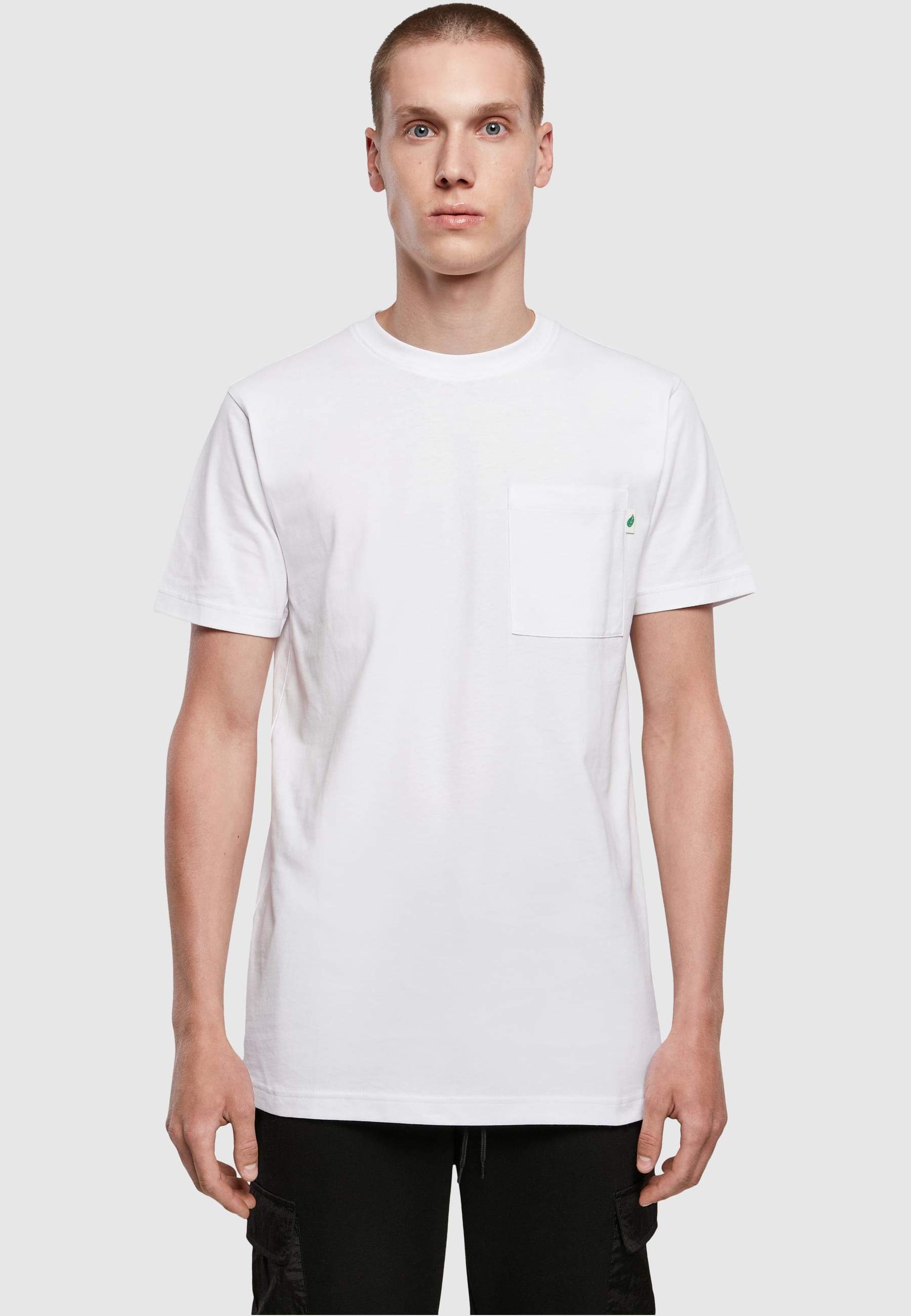URBAN CLASSICS T-Shirt »Urban Classics Herren Organic Cotton Basic Pocket Tee«, (1 tlg.)