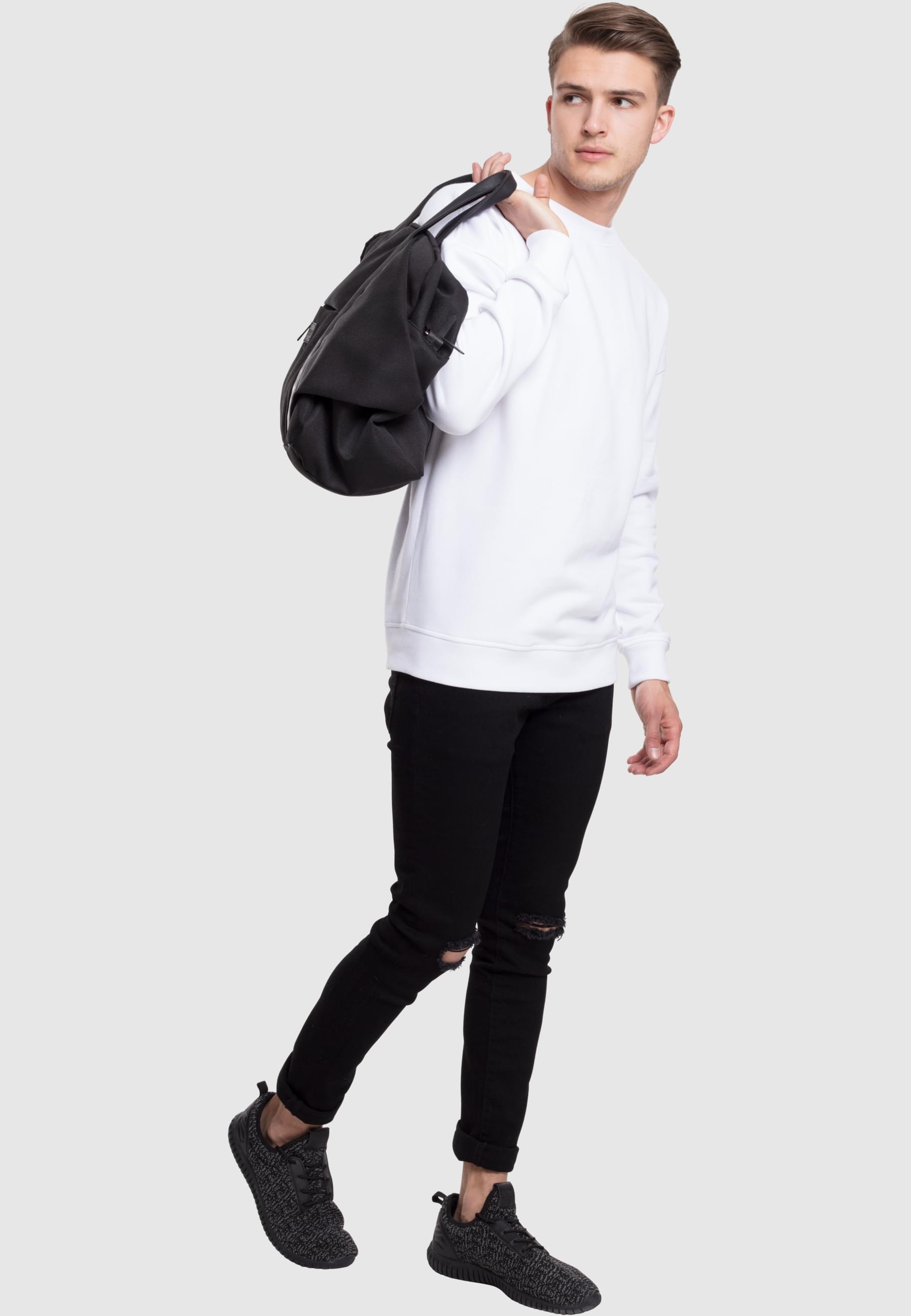 URBAN CLASSICS Rundhalspullover »Urban Classics Herren Sweat Crewneck«, (1 tlg.)