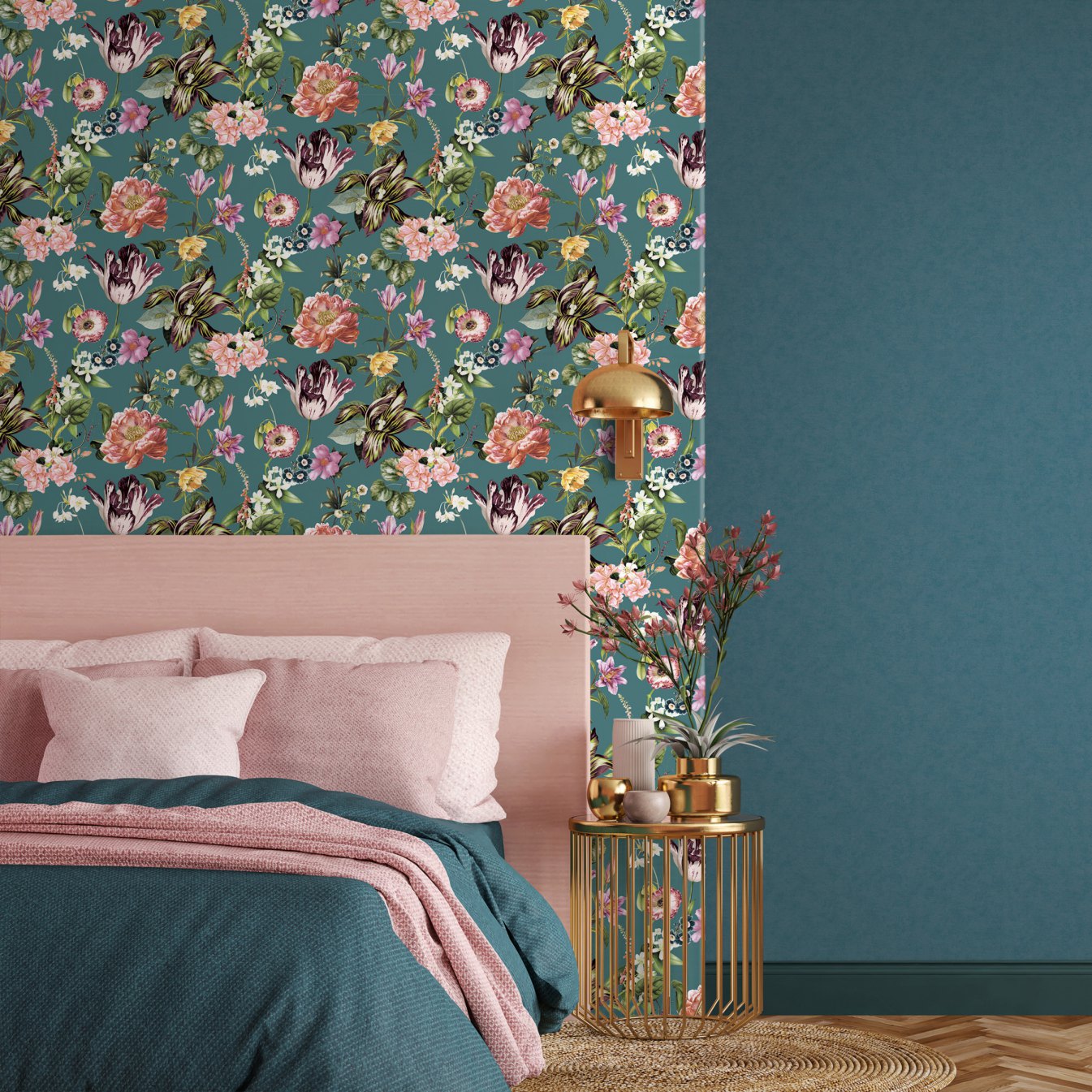 Marburg Vliestapete "Tapete Floral Leaf" floral geprägt moderne Vliestapete für Wohnzimmer Schlafzimmer Küche