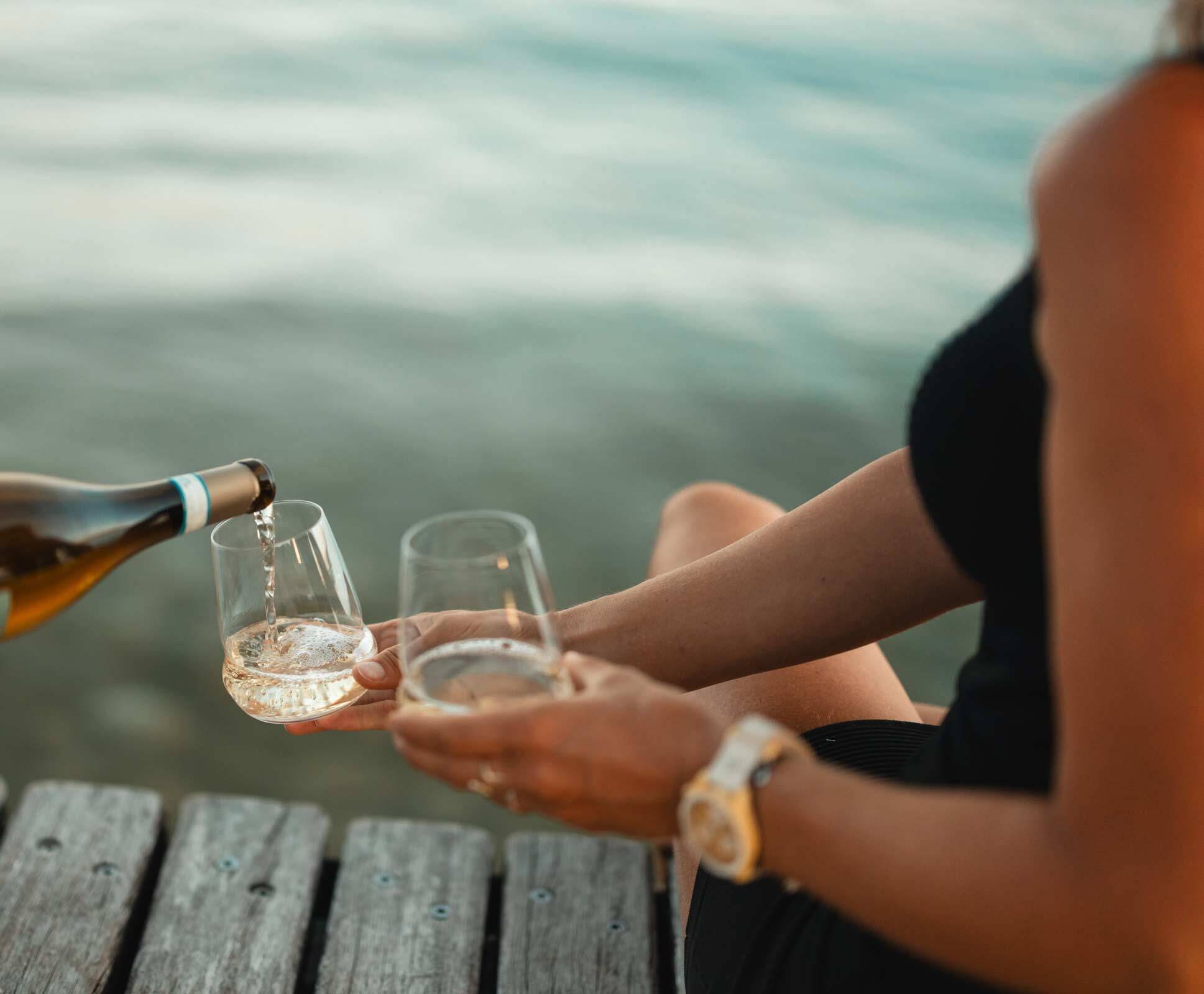 Stölzle Weißweinglas »Weißweinbecher Cocoon 447 ml 6er Set transparent«