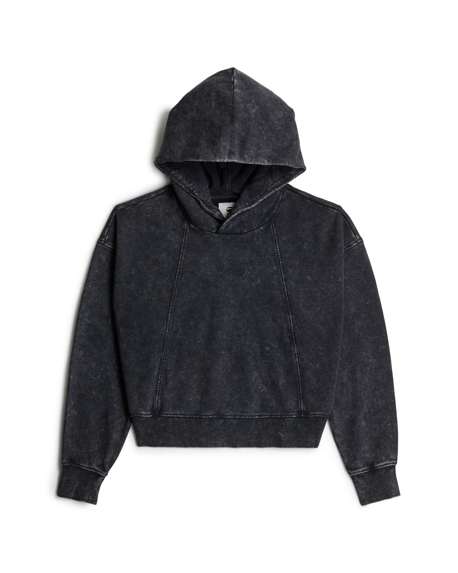 G-STAR Longpullover »Washed A Line Script Hoodie Sweater«