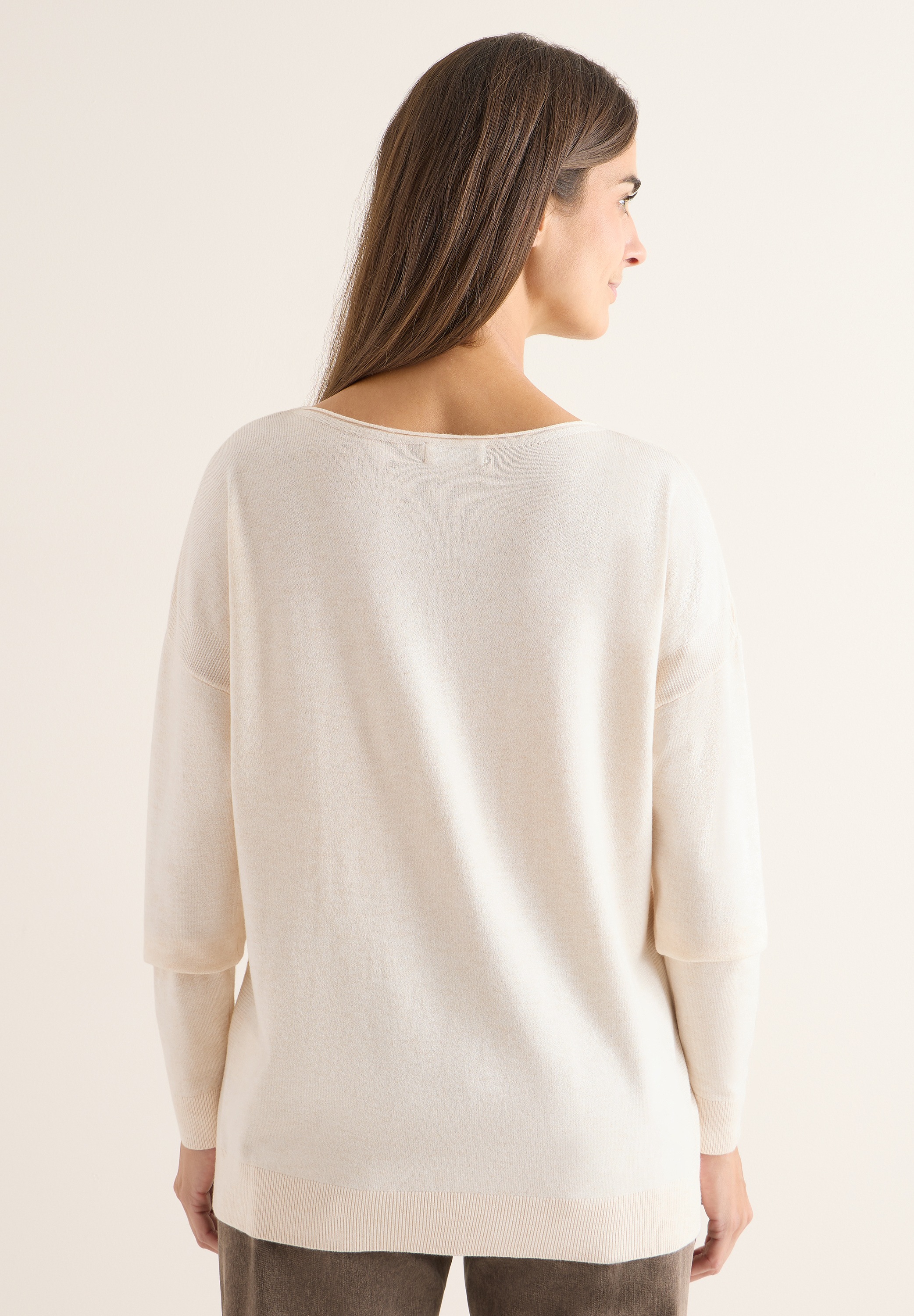 Cecil Strickpullover aus softem Materialmix günstig online kaufen