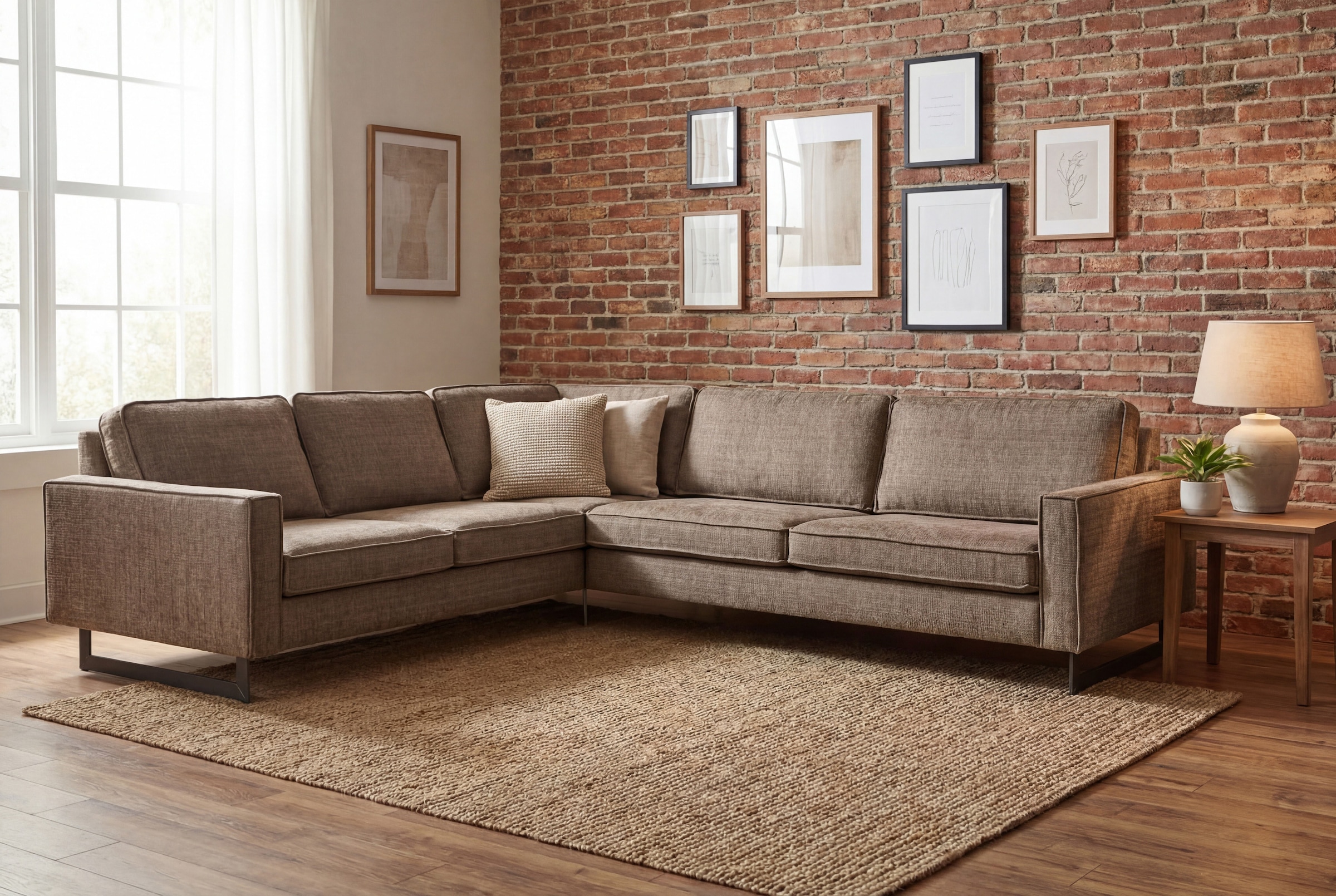 OTTO home Ecksofa "Pinto, XXL, 250/290 cm, langer Schenkel, Ottomane" Cord, Chenille, Lederoptik, mit Keder, Metallfüße, Wellenunterfederung
