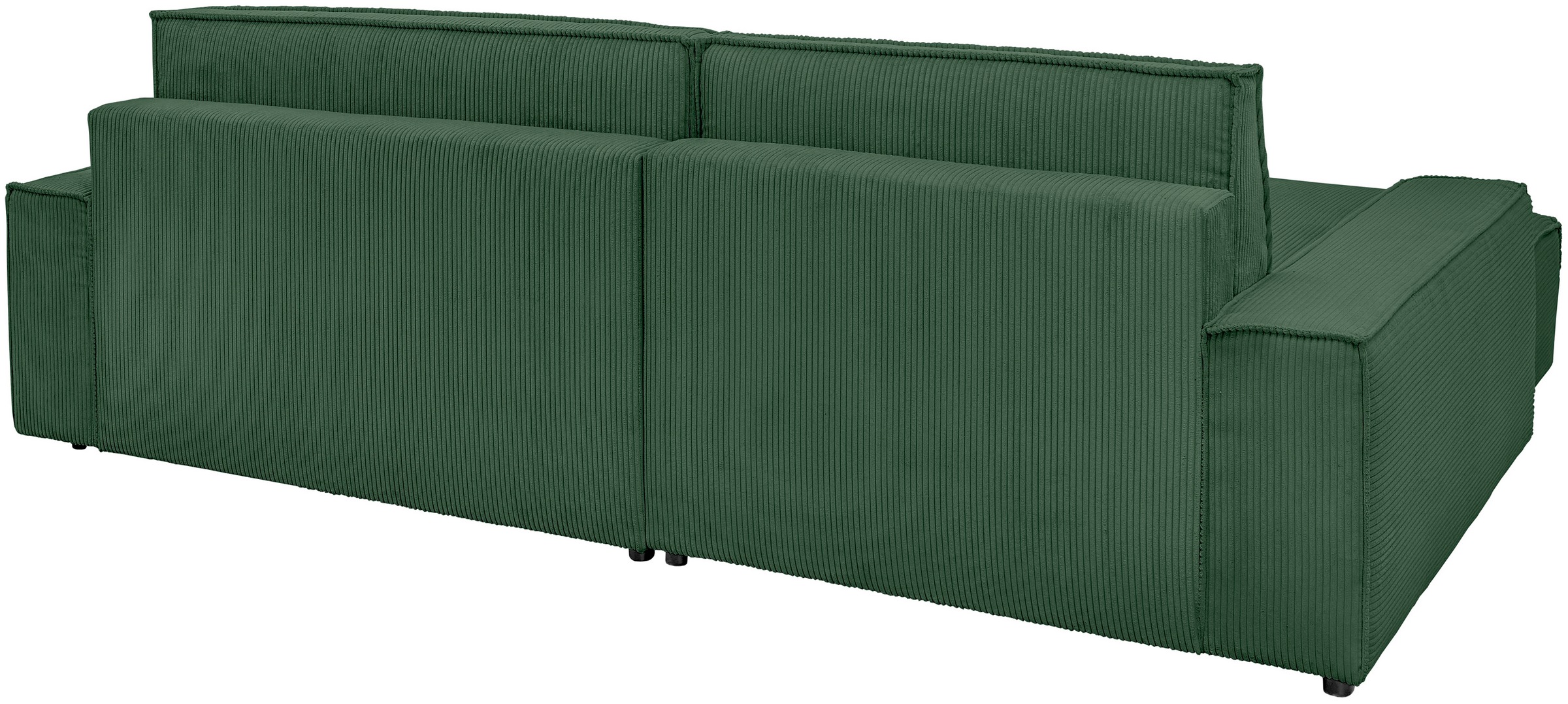 Home affaire Ecksofa »NEU: SHERWOODL XXL 284, Big-Sofa L-Form, tiefe Sitzfläche 95 cm, Cord,«, Leinenoptik, Recamiere rechts/links, auch als Schlafsofa stellbar