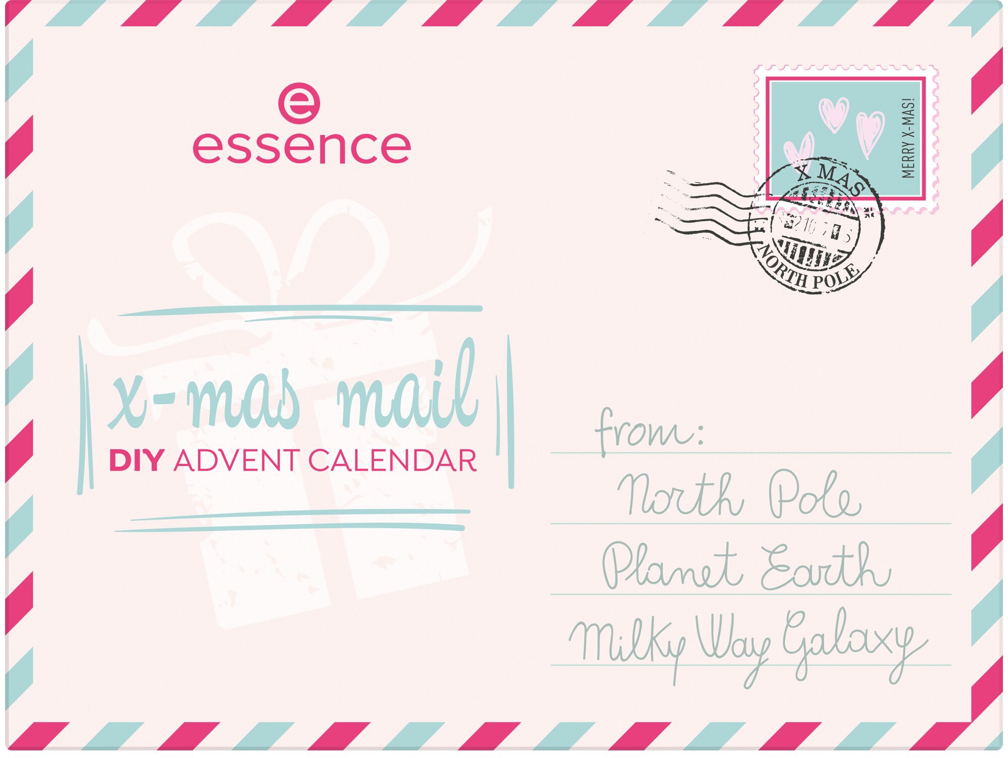 Essence Adventskalender »x-mas mail DIY ADVENT CALENDAR«, ab 14 Jahren