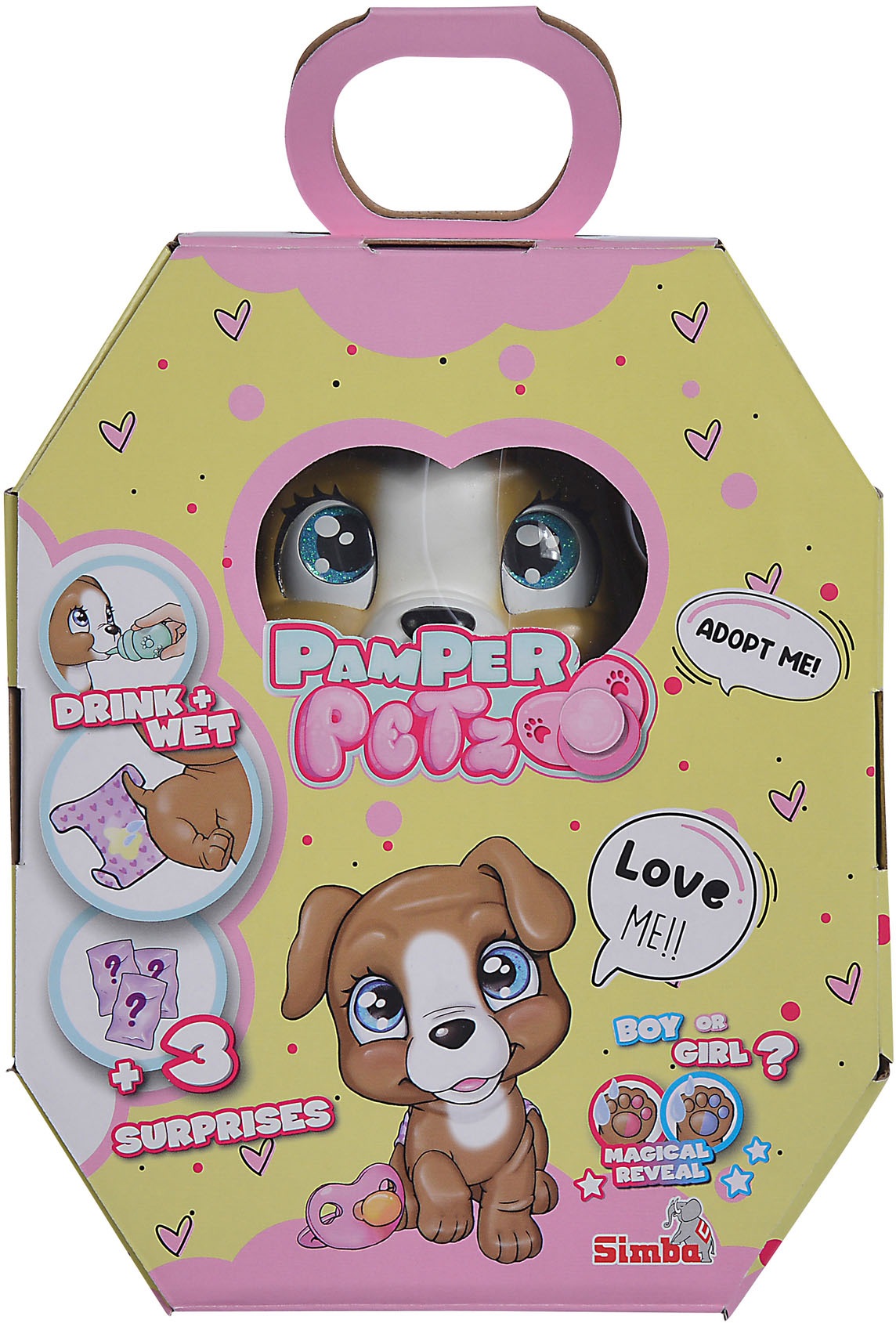 SIMBA Spielfigur »Pamper Petz Hund«, mit Trink- und Nässfunktion | BAUR