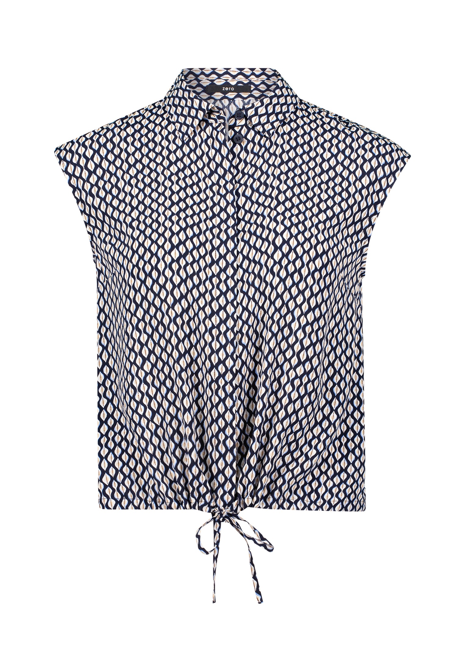 Zero Blusentop "zero Damen Blusentop mit Druck" günstig online kaufen