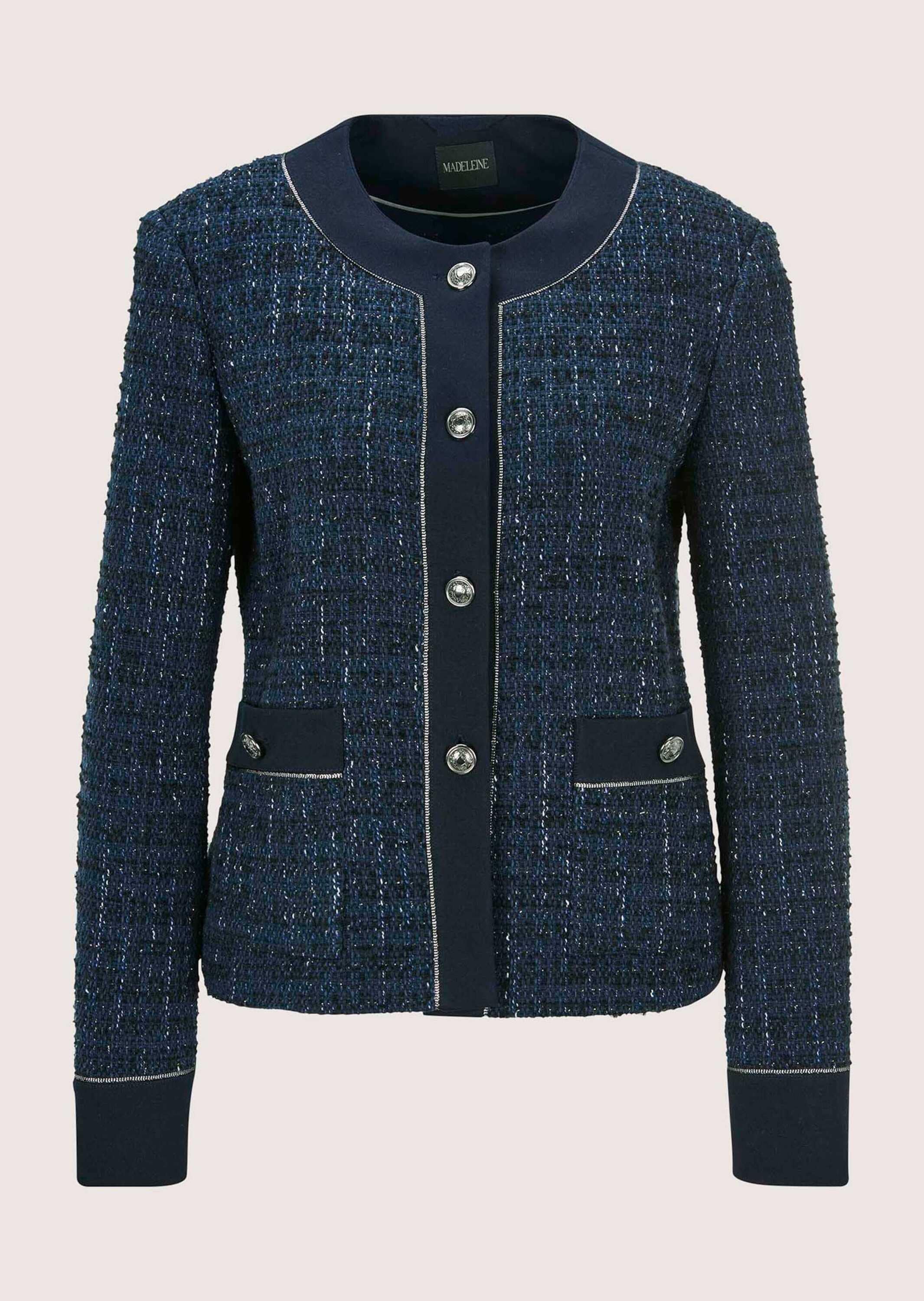 MADELEINE Jackenblazer "Tweed-Blazer Eleganter Damenblazer mit kurzem Schni günstig online kaufen
