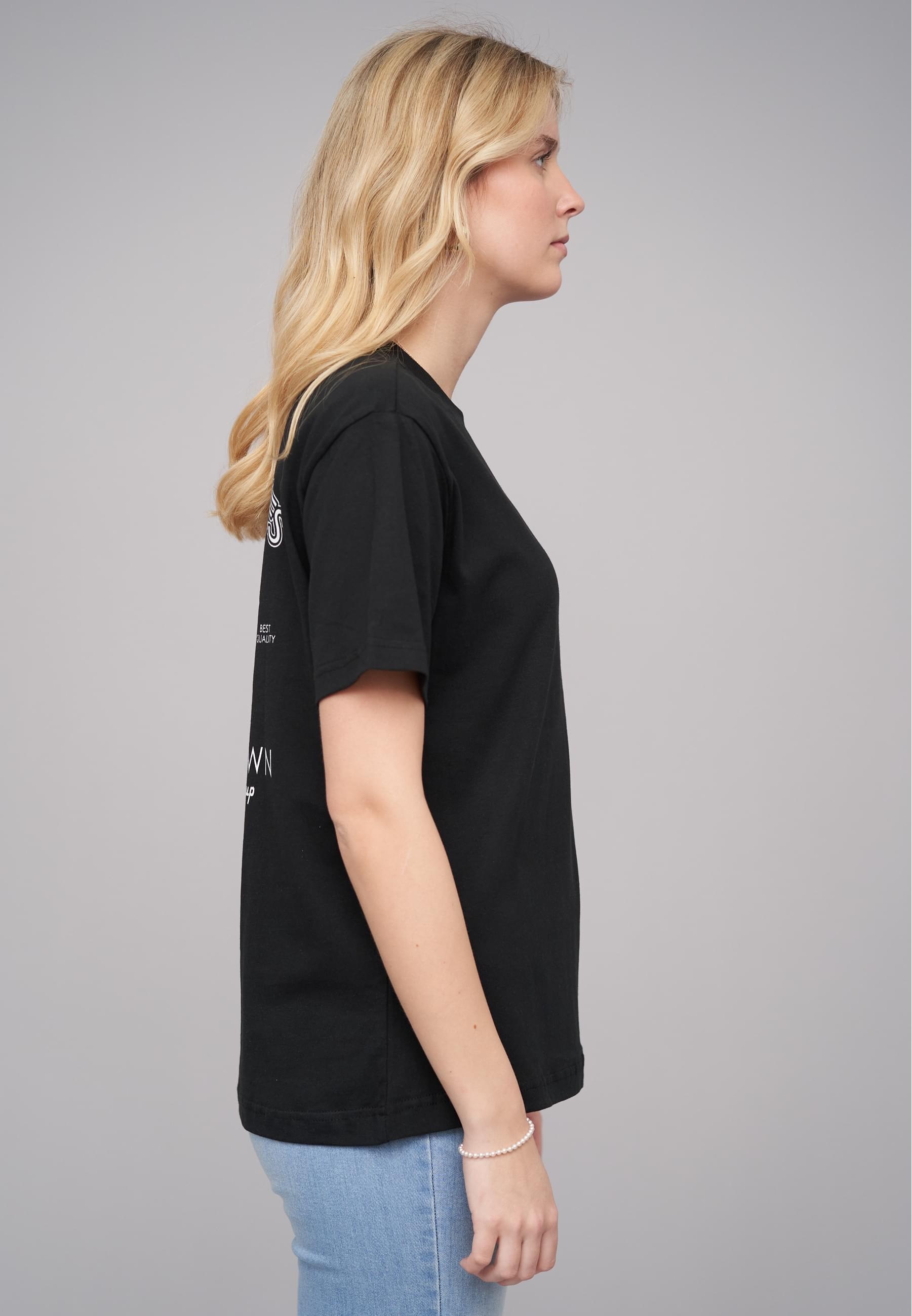 CLOUD 5IVE T-Shirt »CLOUD 5IVE Ladies 77 Locally Grown Black Tee« 1 Stk.