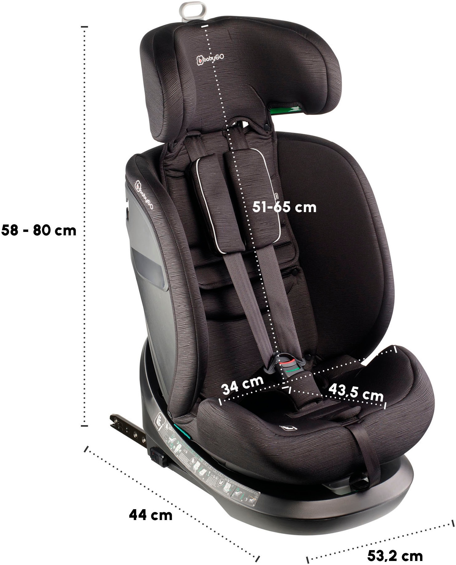 BabyGo Autokindersitz »Protection 360 Grad«