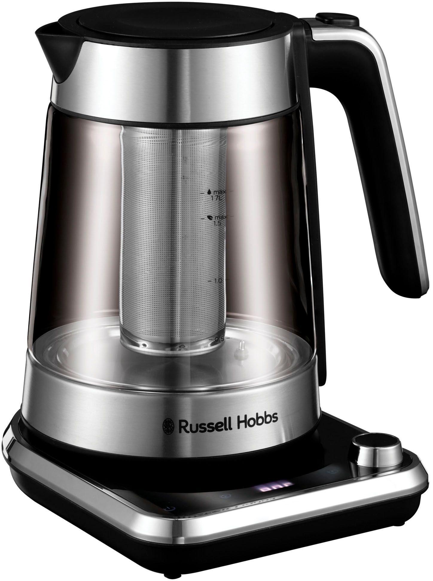 RUSSELL HOBBS Wasser-/Teekocher »Attentiv 26200-70«, 2400 W, mit Temperatureinstellung