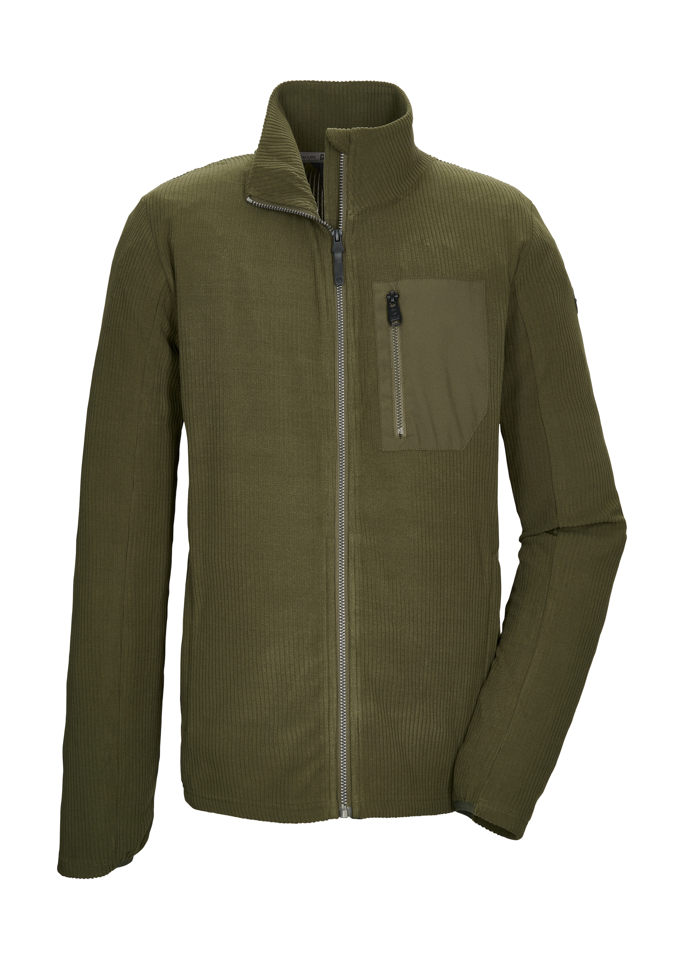 G.I.G.A. DX by killtec Fleecejacke "GW 4 MN KNTFLC JCKT" Leichte Strickfleecejacke, elastisch, 3 Taschen, Kinnschutz