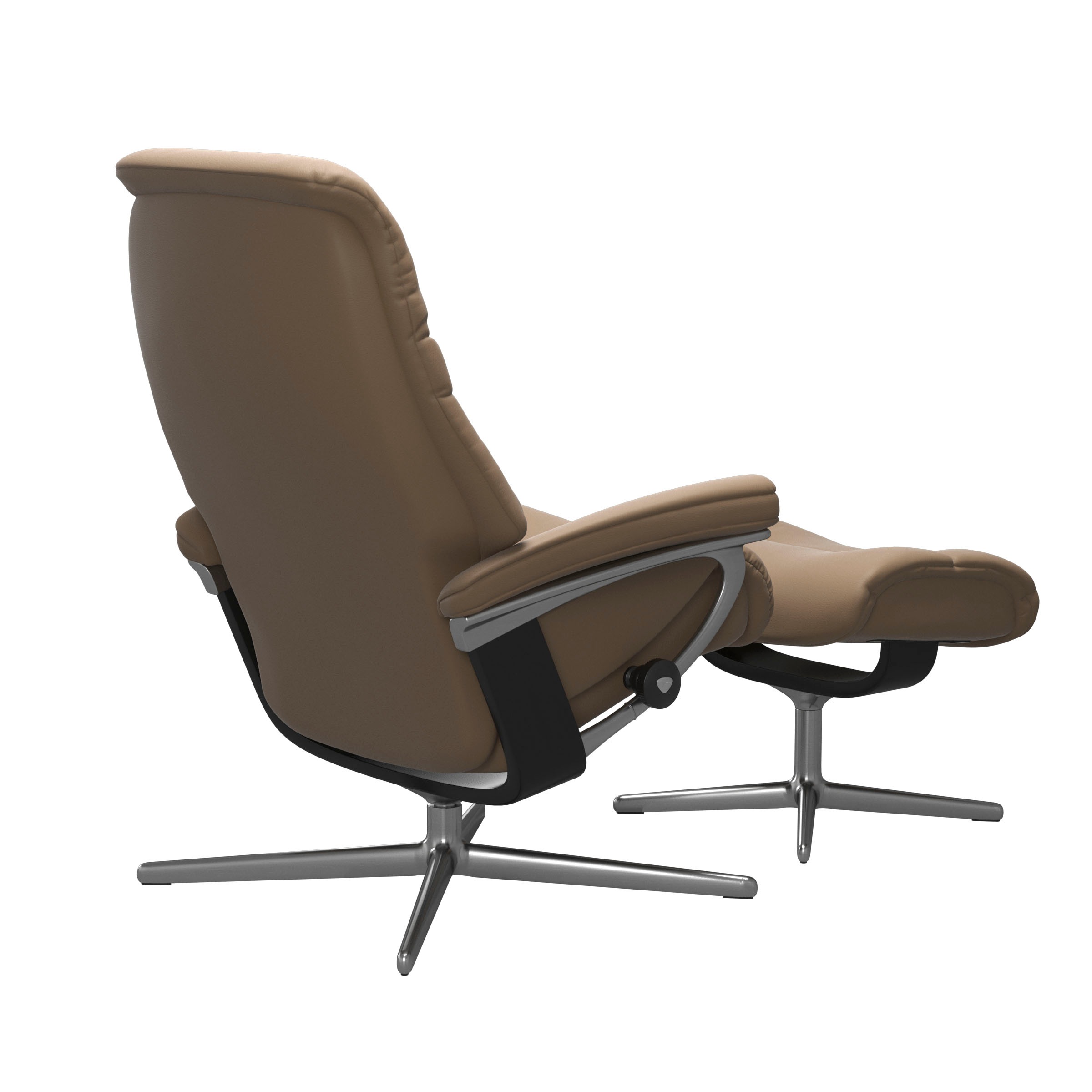 Stressless® Relaxsessel »Sunrise«, mit Cross Base, Größe S, M & L, Holzakzent Schwarz
