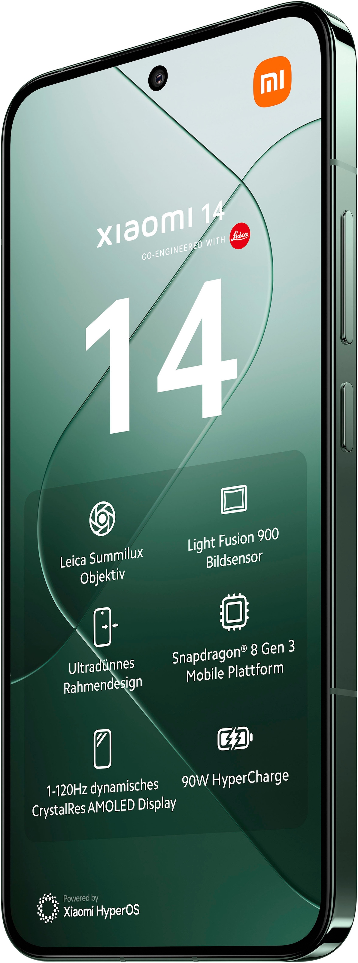 Xiaomi Smartphone »14 12+512 GB«, Jadegrün