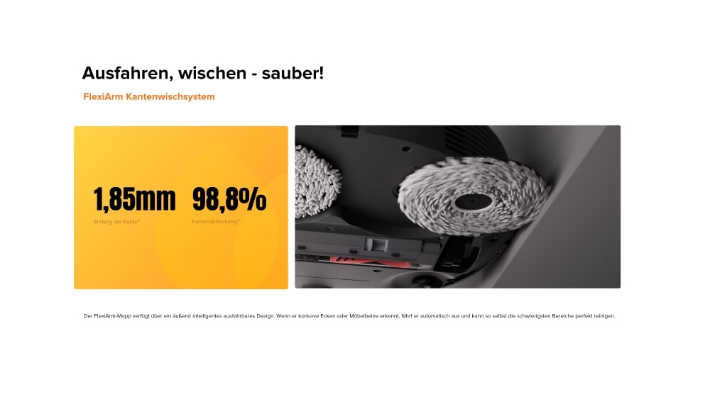 Roborock Saugroboter »Roborock Qrevo 5AE mit Wischfunktion, autom. Moppanhebung,« leistungsstarke 12.000 Pa Saugleistung, LDS-Navigationssystem,
