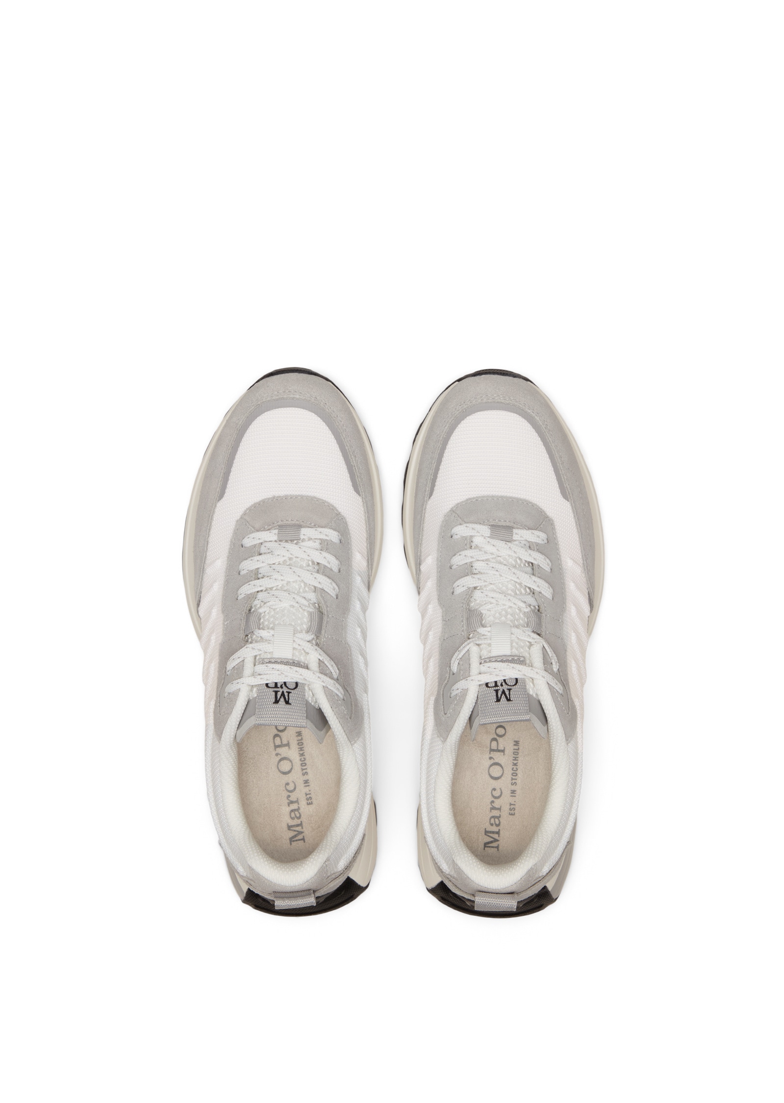 Marc O'Polo Sneaker »aus Rindleder und recyceltem Polyester«