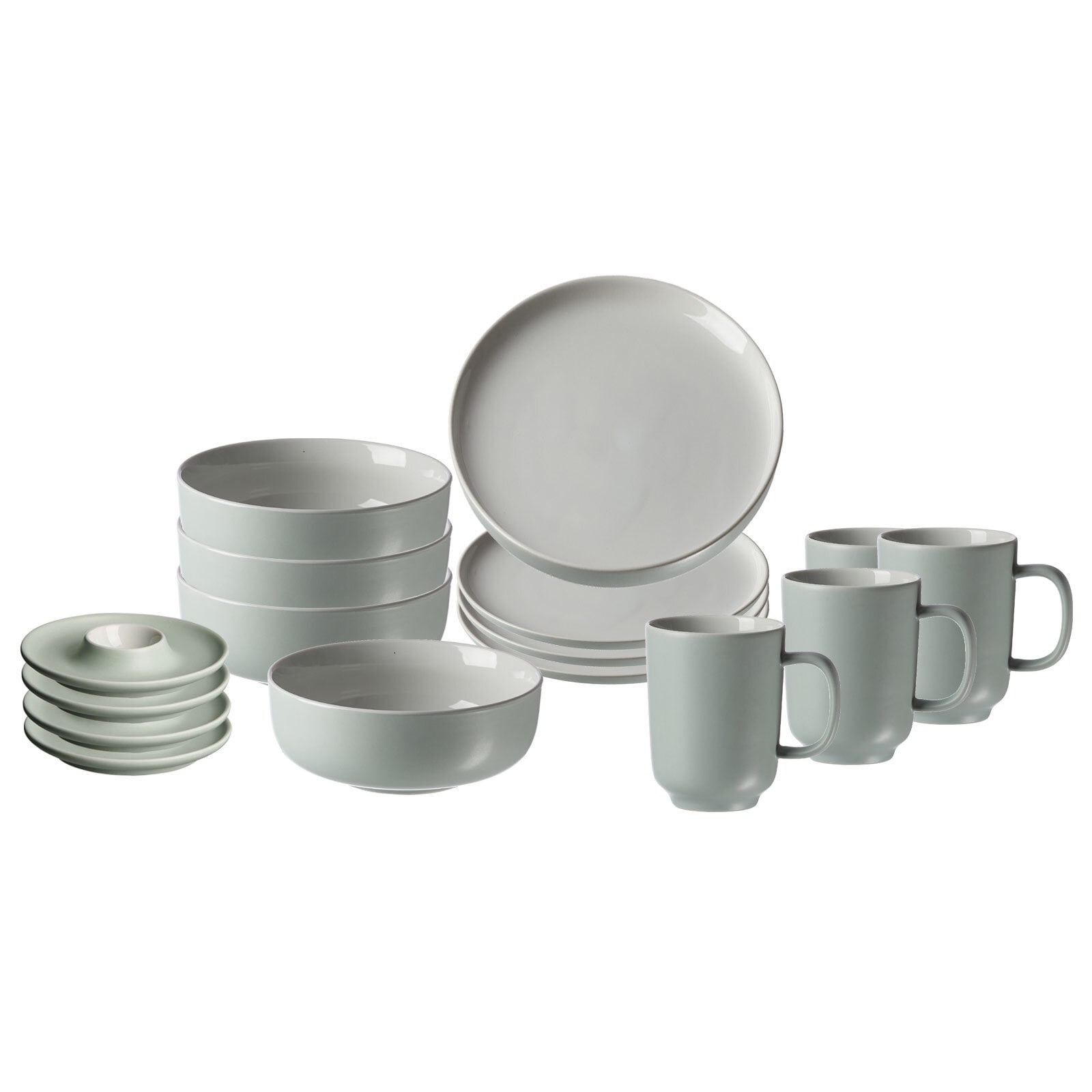 Ritzenhoff & Breker Geschirr-Set "Frühstücksset Jasper 16er Set" Spülmaschinengeeignet