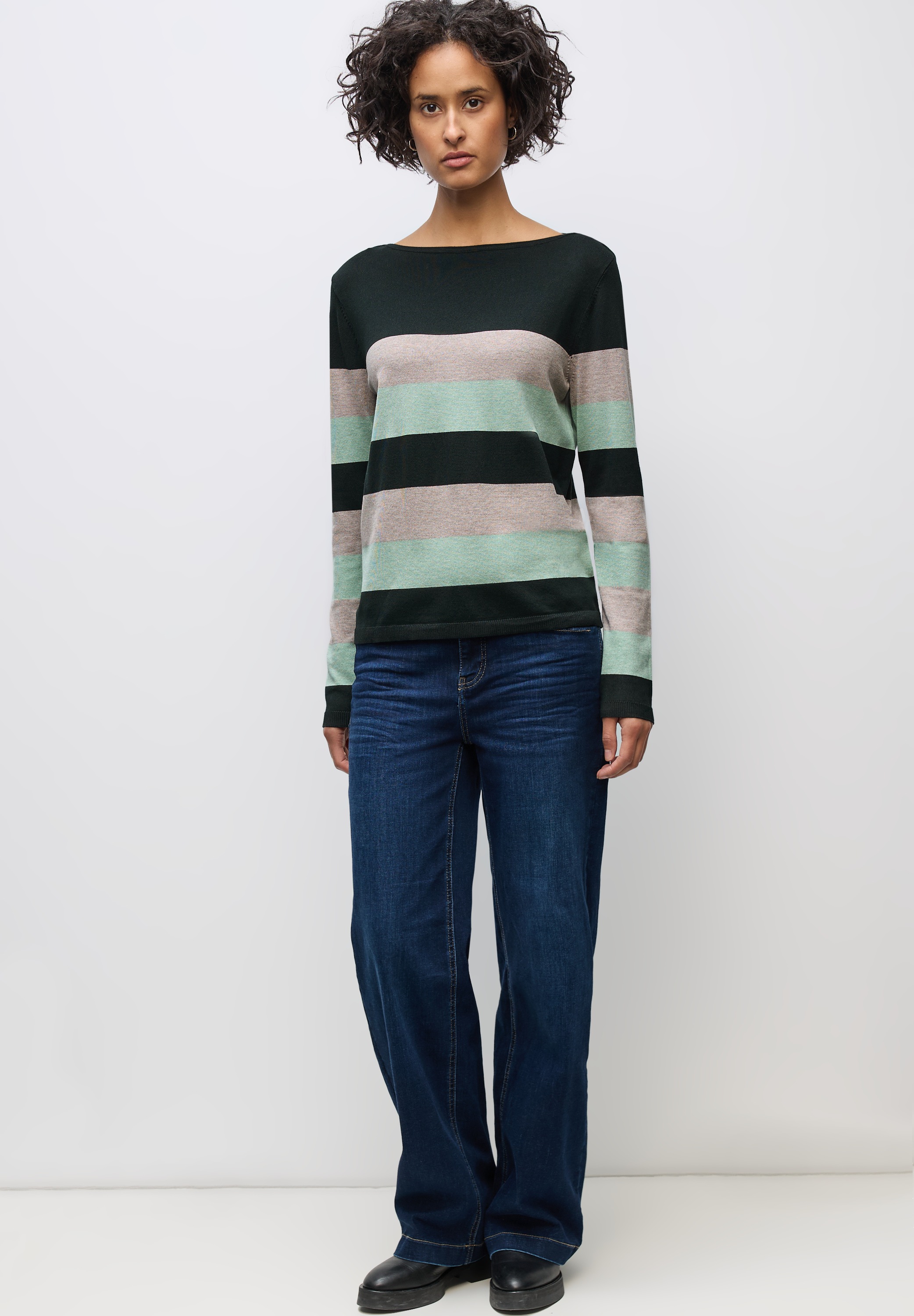 STREET ONE Strickpullover im Streifen-Design