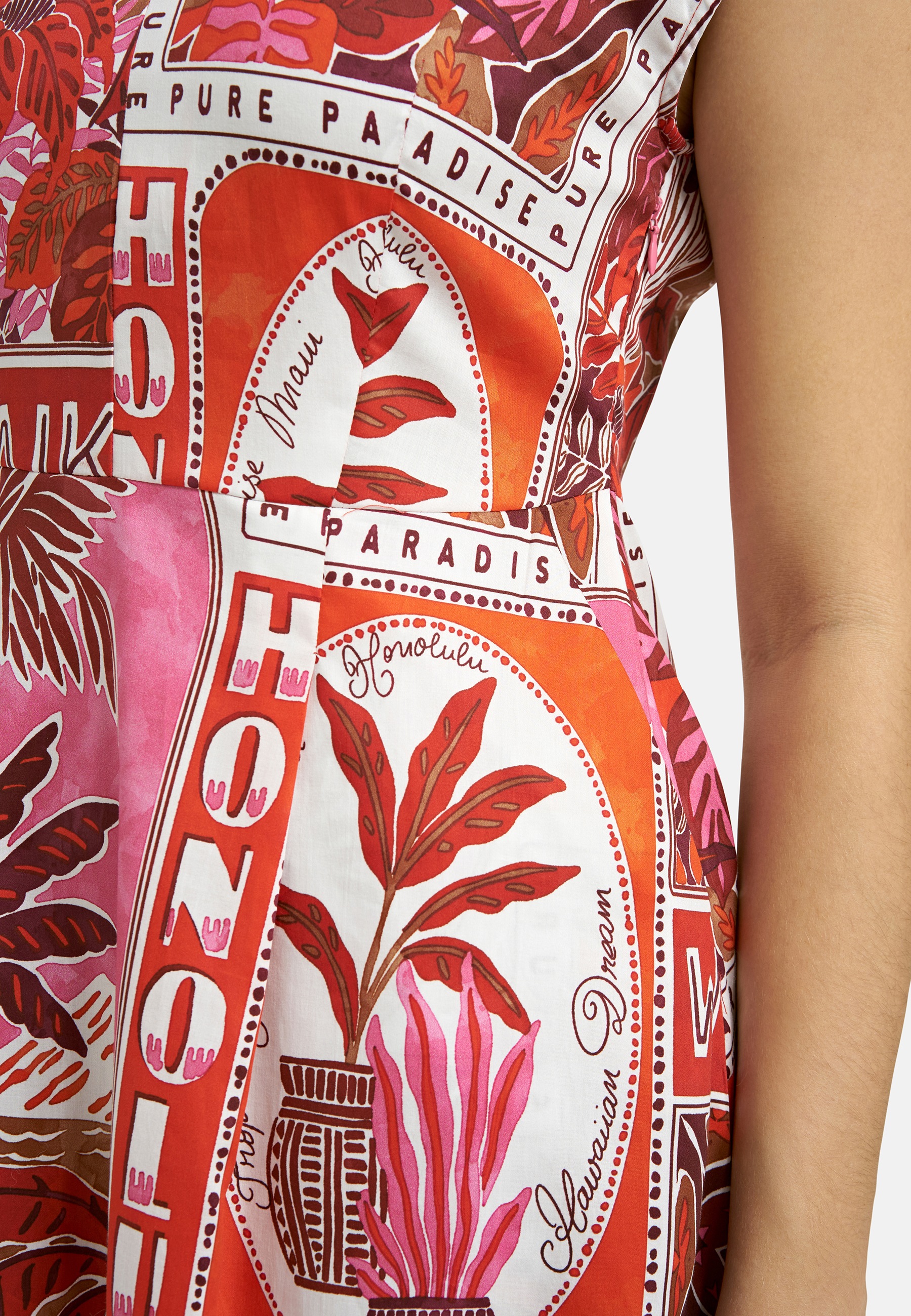 Milano Italy Sommerkleid Eingrifftaschen mit Taschen
