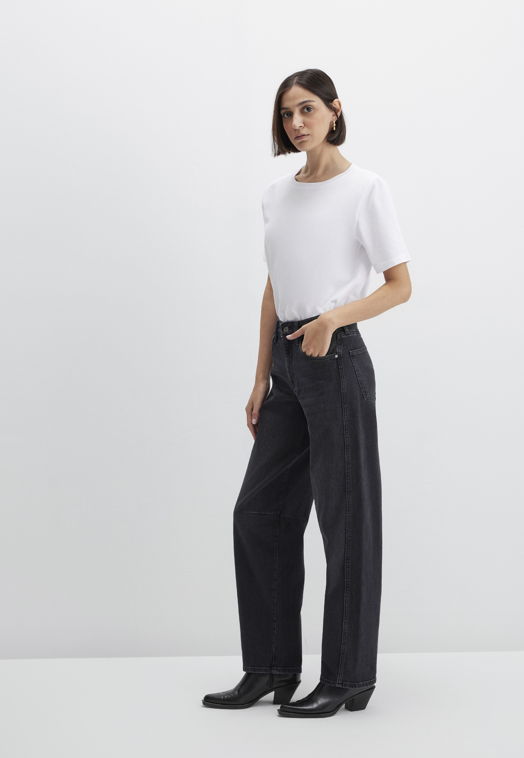 Mavi Weite Jeans »LEILA W/Cut« Baggy Jeans