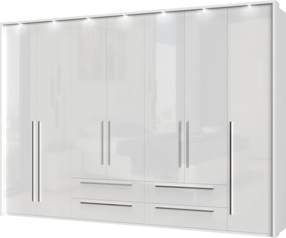 Thumbnail - Places of Style Drehtürenschrank "Piano, inklusive Rahmen und Beleuchtung, soft-close-Funktion", (277 oder 322cm breit, ...