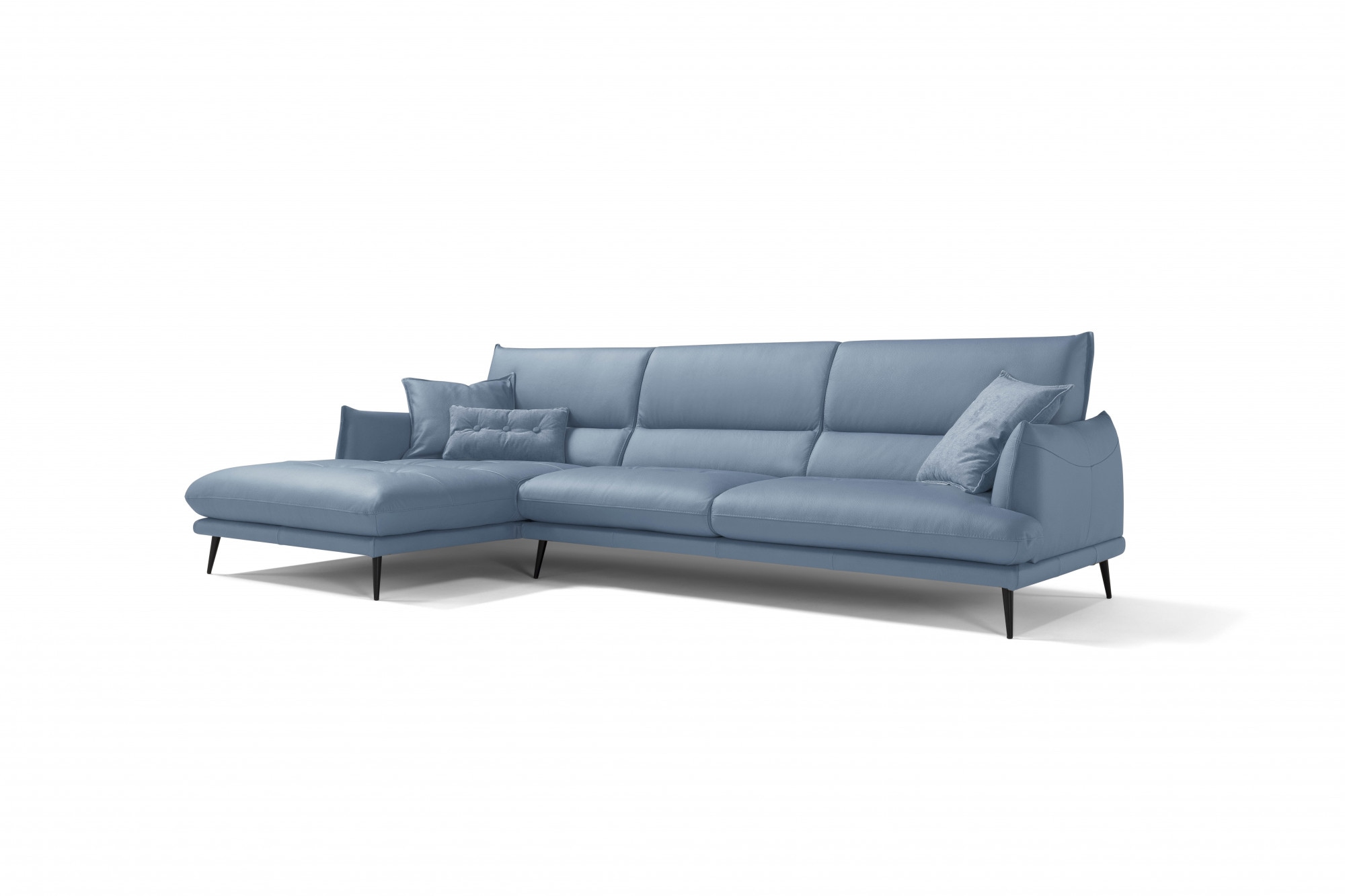 Egoitaliano Ecksofa "FUNNY, hochwertiges & aktuelles Design, bequeme Rückenlehne, L-Form" hochwertiger Sitzkomfort, L-Form