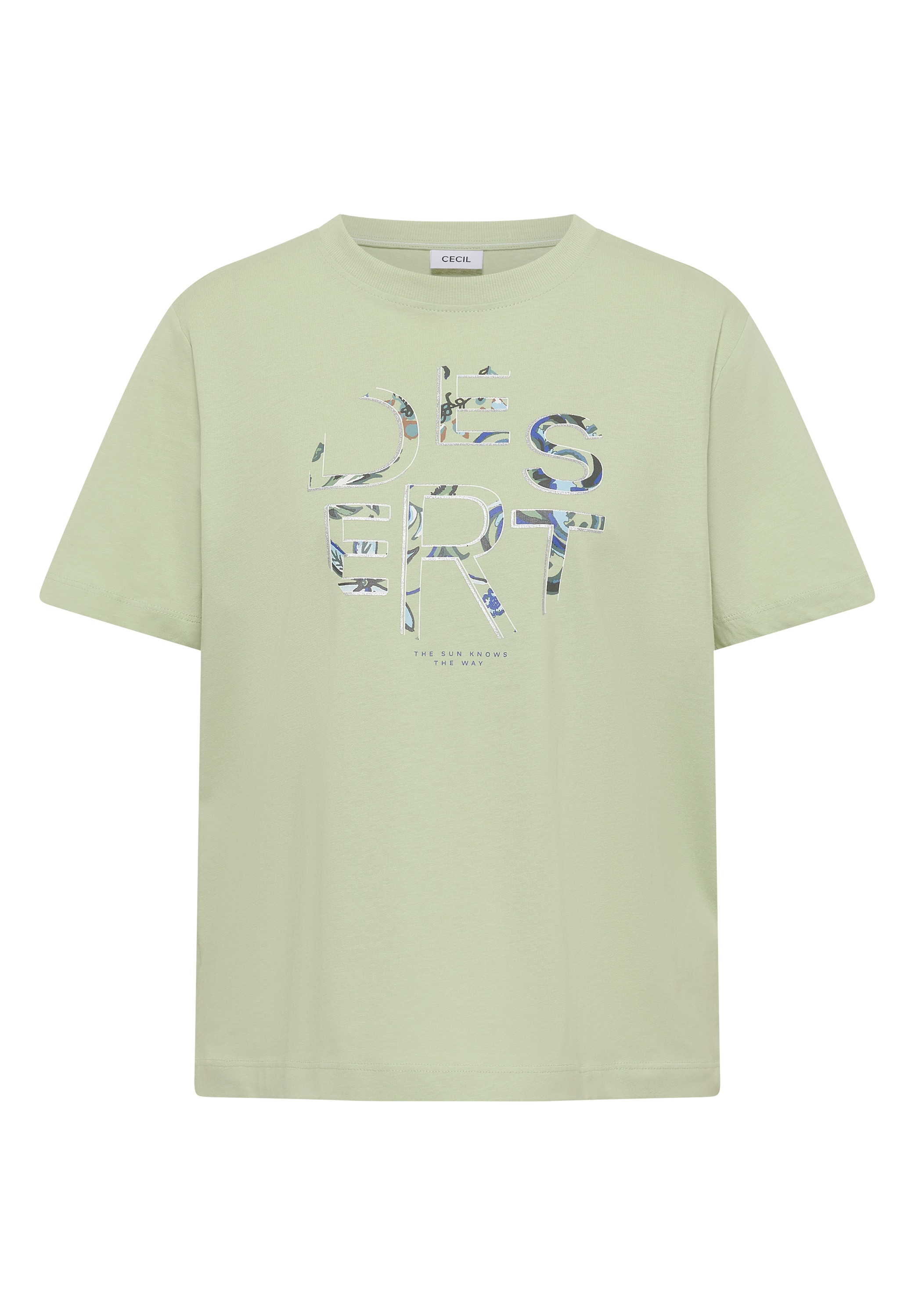 Cecil T-Shirt aus reiner Baumwolle