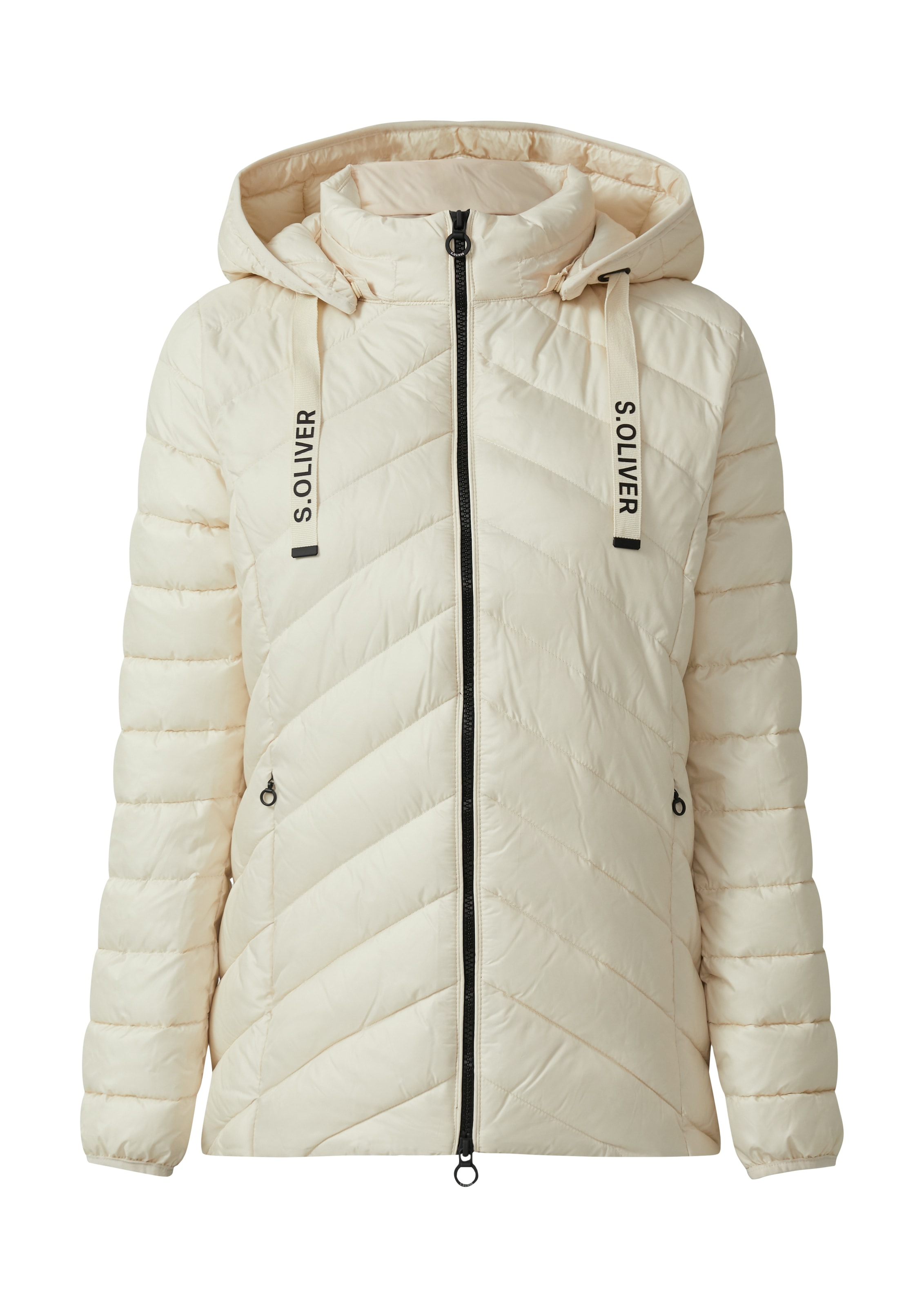s.Oliver Outdoorjacke, mit Kapuze, mit abnehmbarer Kapuze