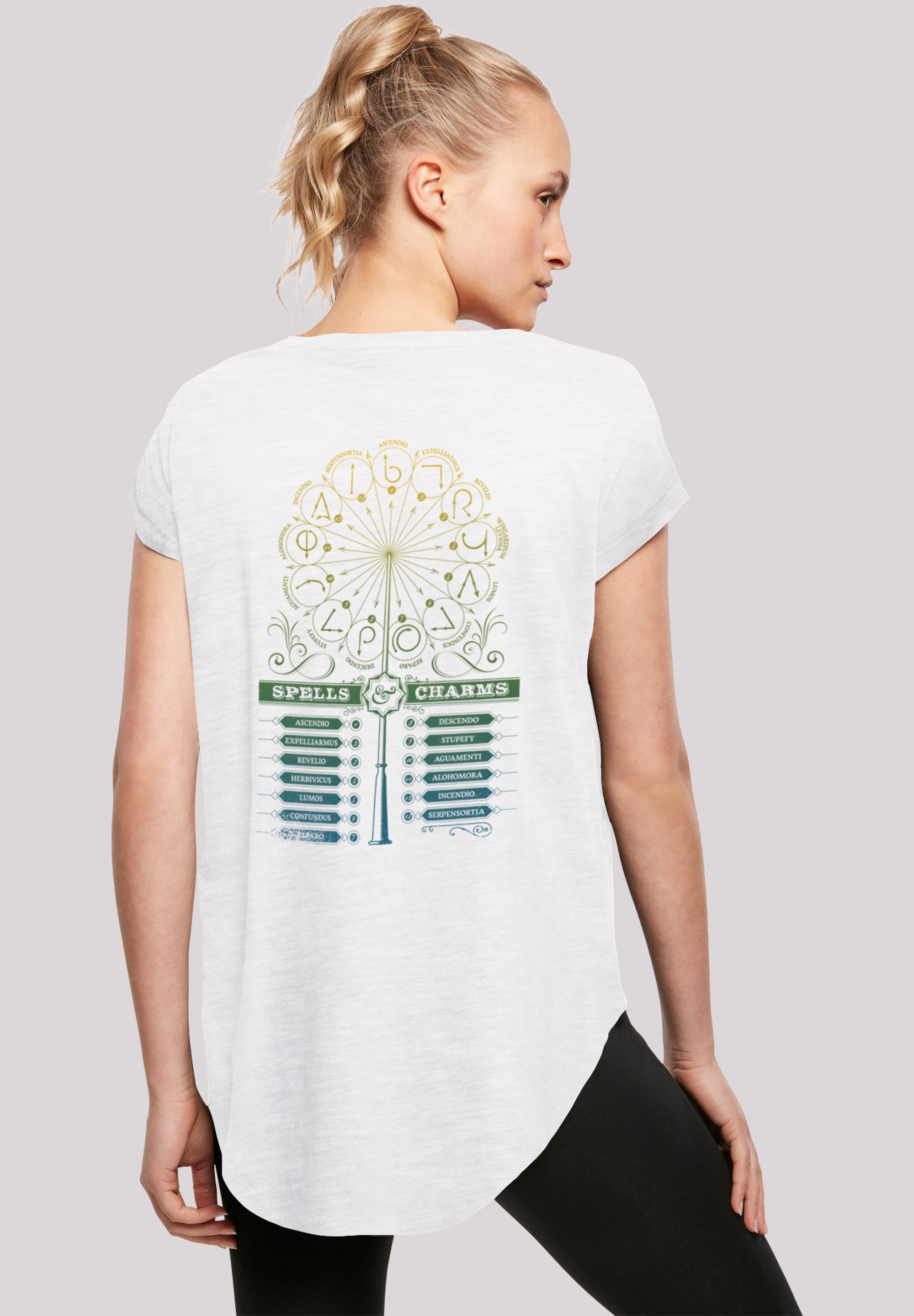 F4NT4STIC T-Shirt »Harry Potter Wingardium Leviosa Spells Charms«, Print