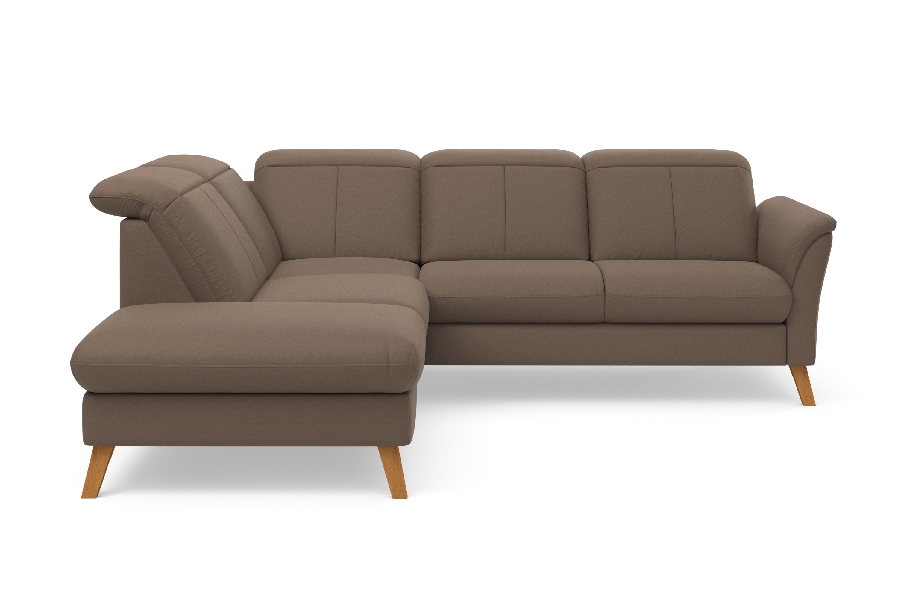 sit&more Ecksofa "Romero L-Form" wahlweise mit oder ohne TV-Funktion, Schlaffunktion, Bettkasten