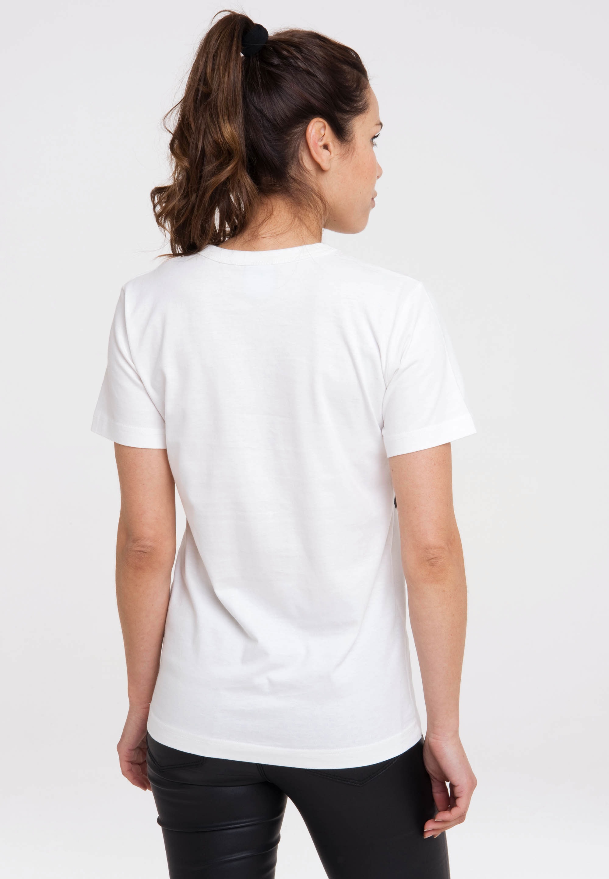 LOGOSHIRT T-Shirt »Sesamstraße Krümelmonster – GNAWS«, mit coolem Print